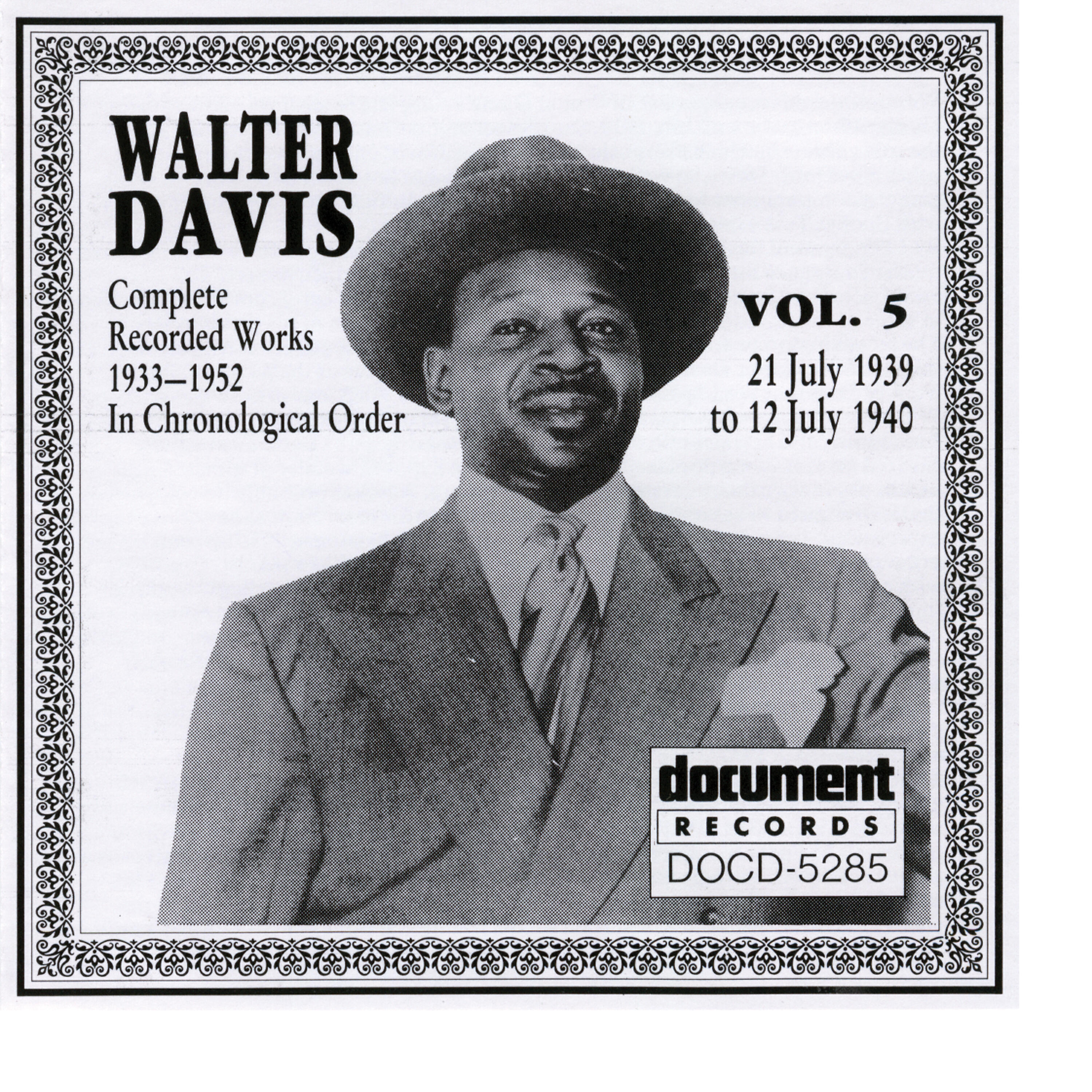 Релиз Walter Davis Vol. 5  1939-1940