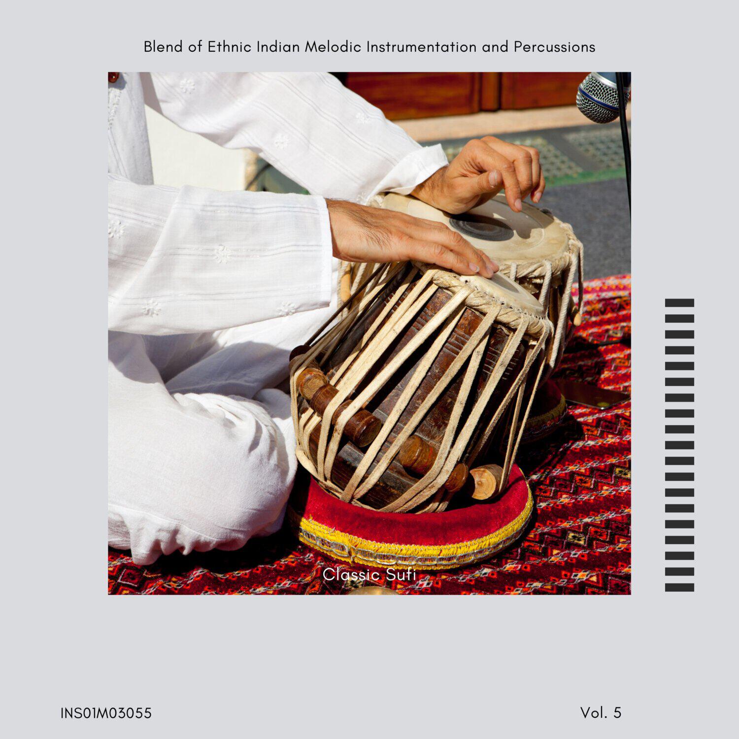 Релиз Classic Sufi - Blend of Ethnic Indian Melodic Instrumentation and Percussions, Vol. 05