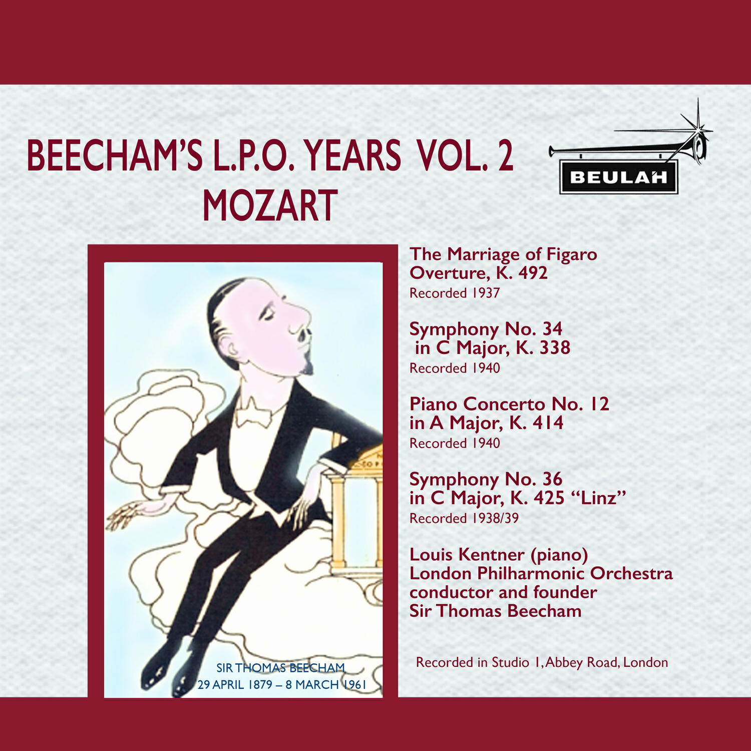 Релиз Beecham's L. P. O. Years, Vol. 2: Mozart