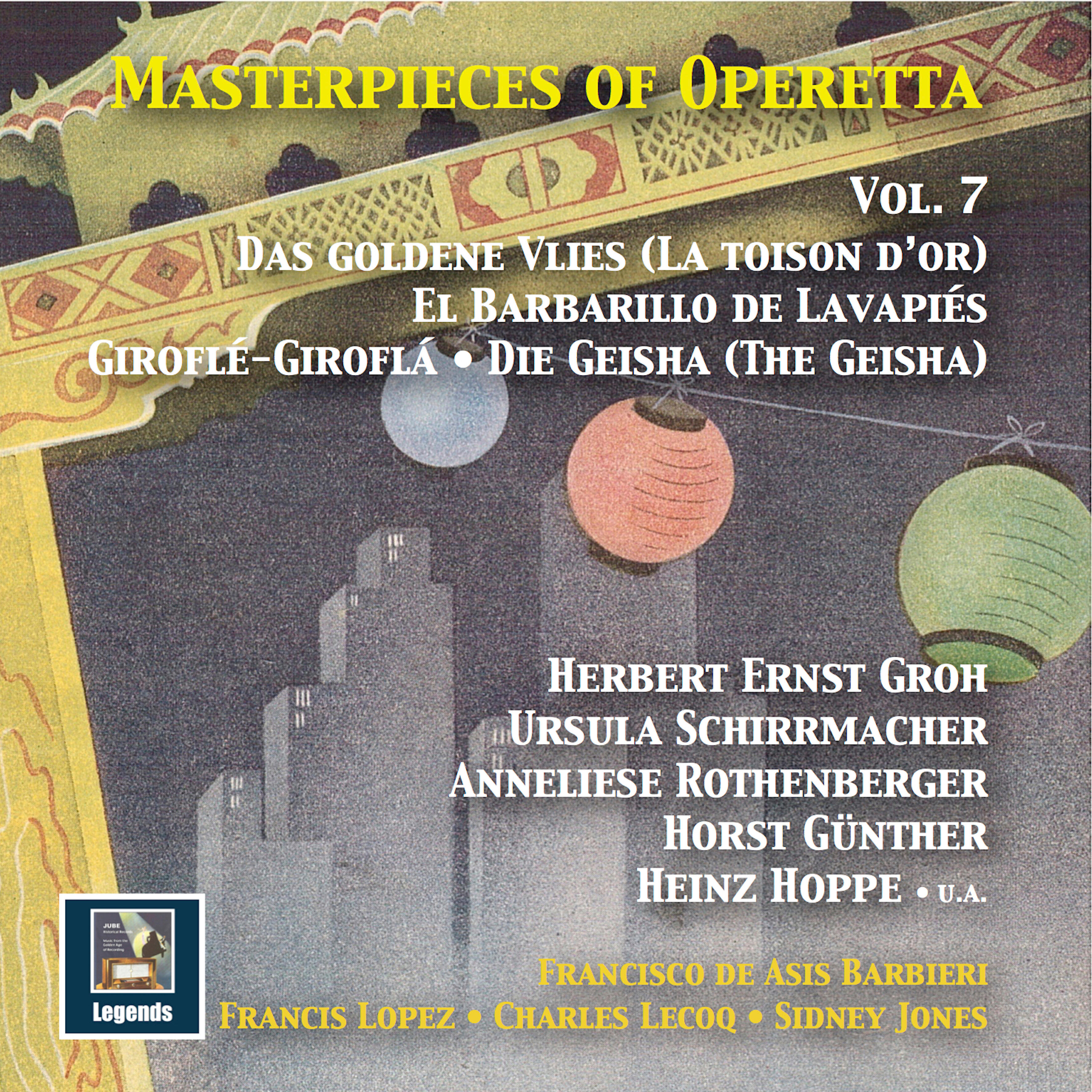 Horst Günther, Heinz Hoppe, Hamburg Radio Chorus, Sidney Jones, Wilhelm Stephan, Gisela Litz, Sonja Schöner, Hamburg Radio Orchestra - The Geisha, Pt. 2 (Highlights Sung in German)
