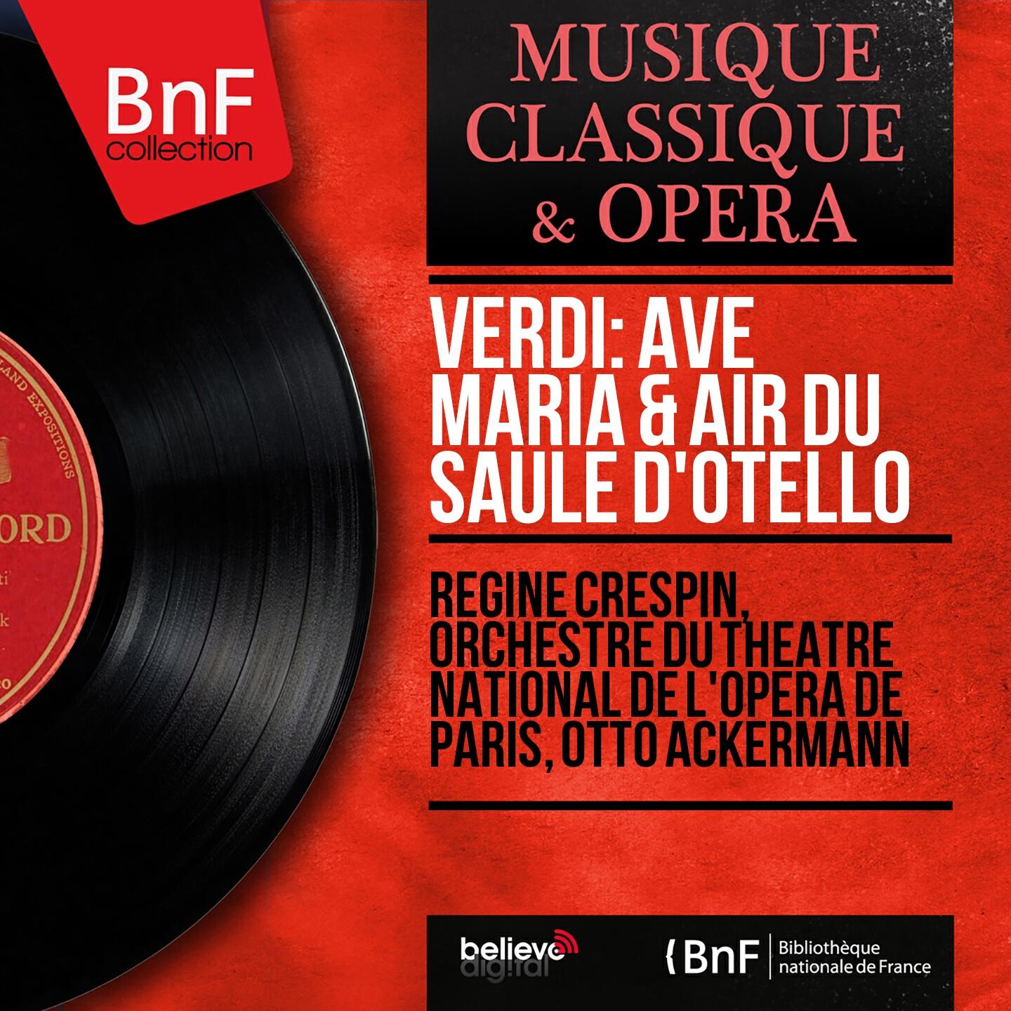 Релиз Verdi: Ave Maria & Air du saule d'Otello (Mono Version)