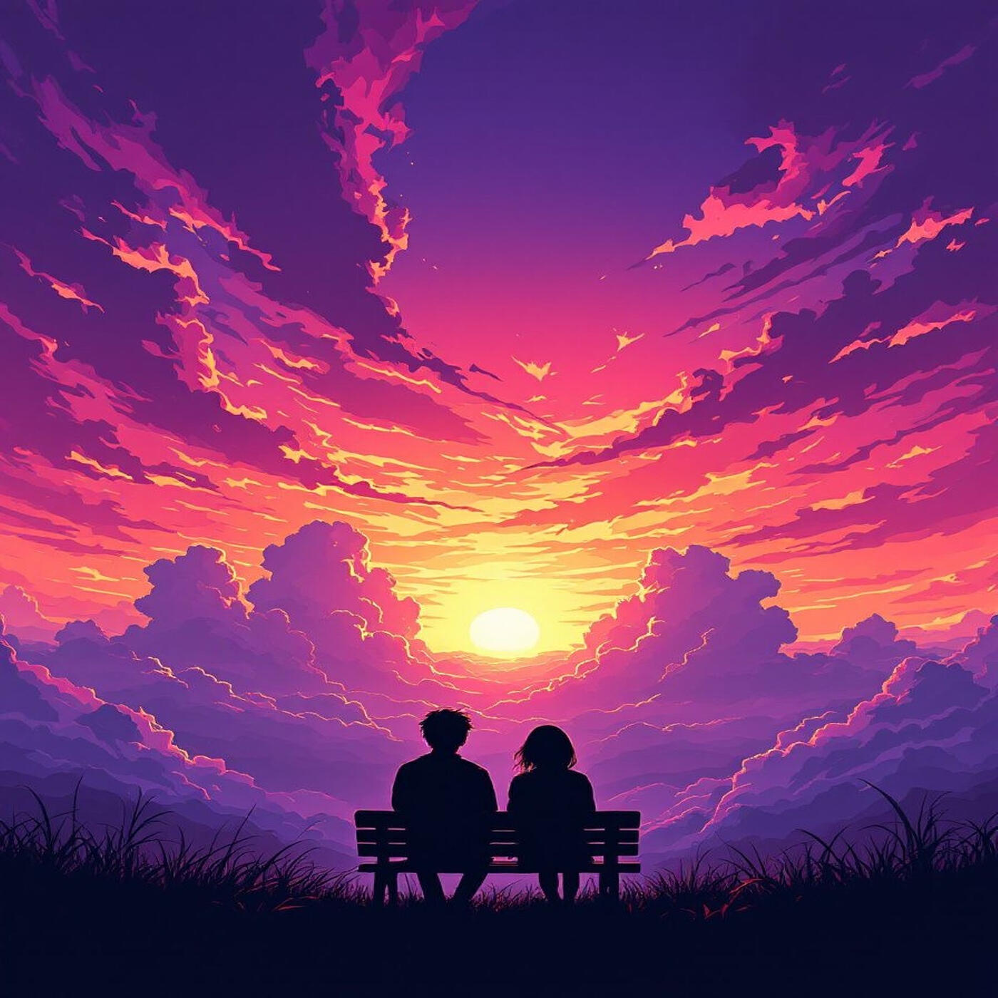 Постер альбома When the Sun Dips Low
