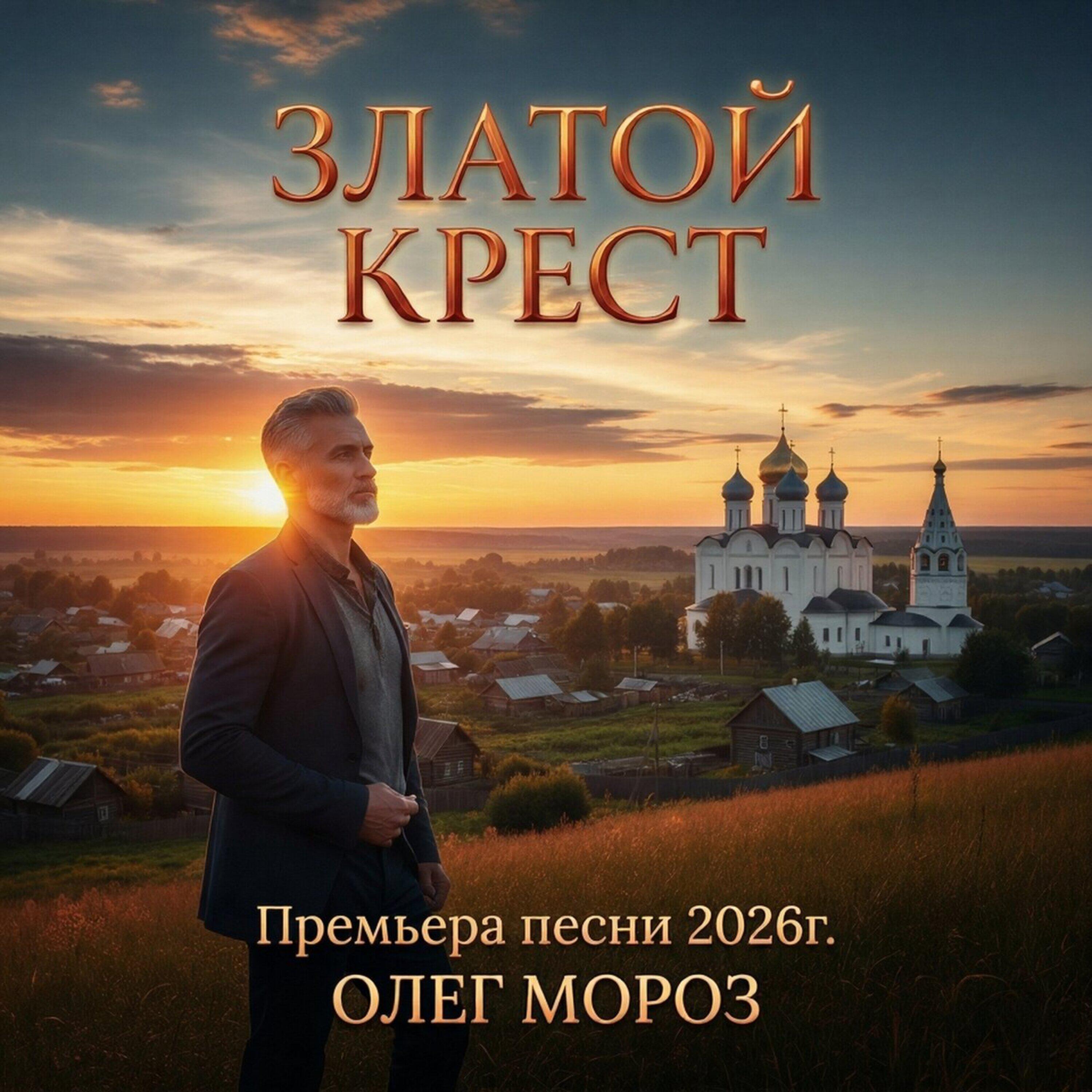Релиз ЗЛАТОЙ КРЕСТ Премьера песни 2026г. ОЛЕГ МОРОЗ