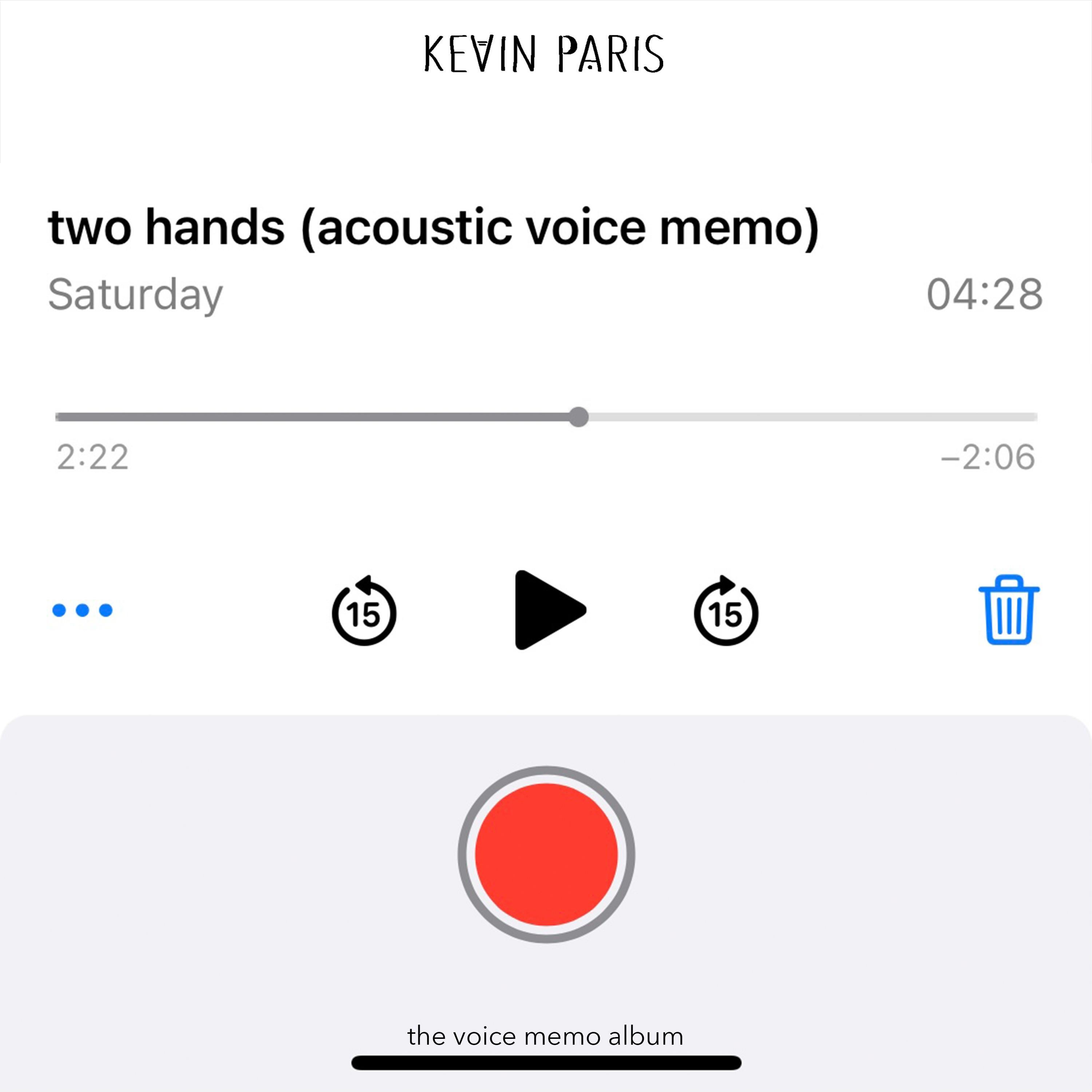 Релиз With My Own Two Hands (Live Acoustic Voice Memo)