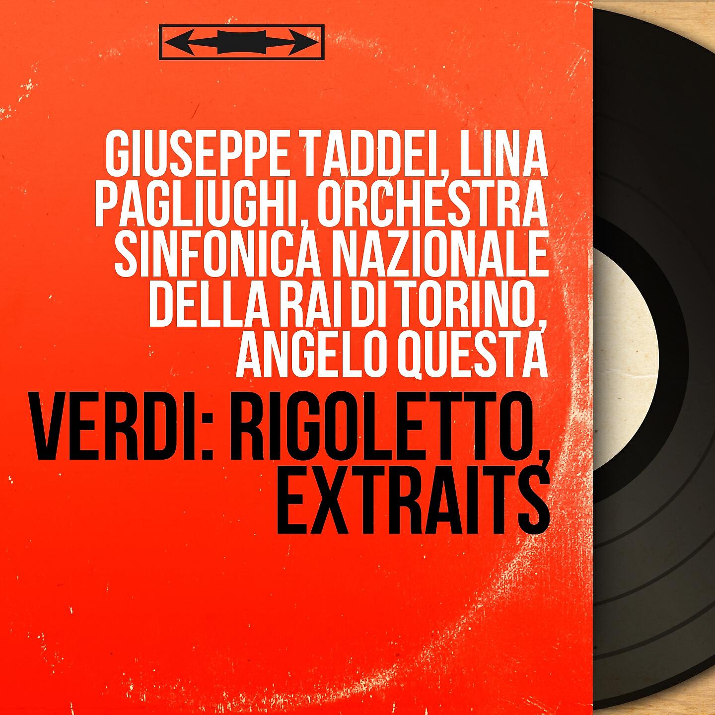 Релиз Verdi: Rigoletto, extraits
