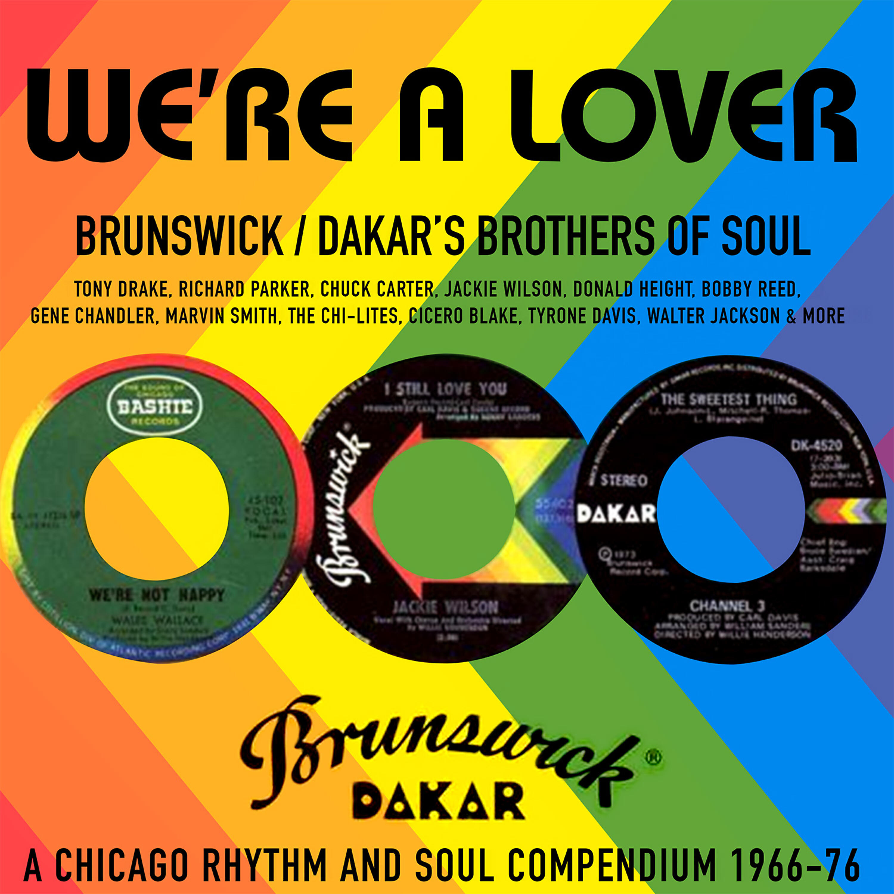 Релиз We're a Lover - Brunswick / Dakar's Brothers of Soul