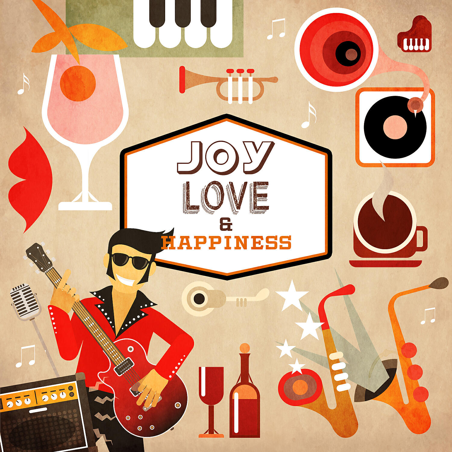 Релиз Joy, Love & Happiness: Gospel, Funky, Swing, Bossa Nova