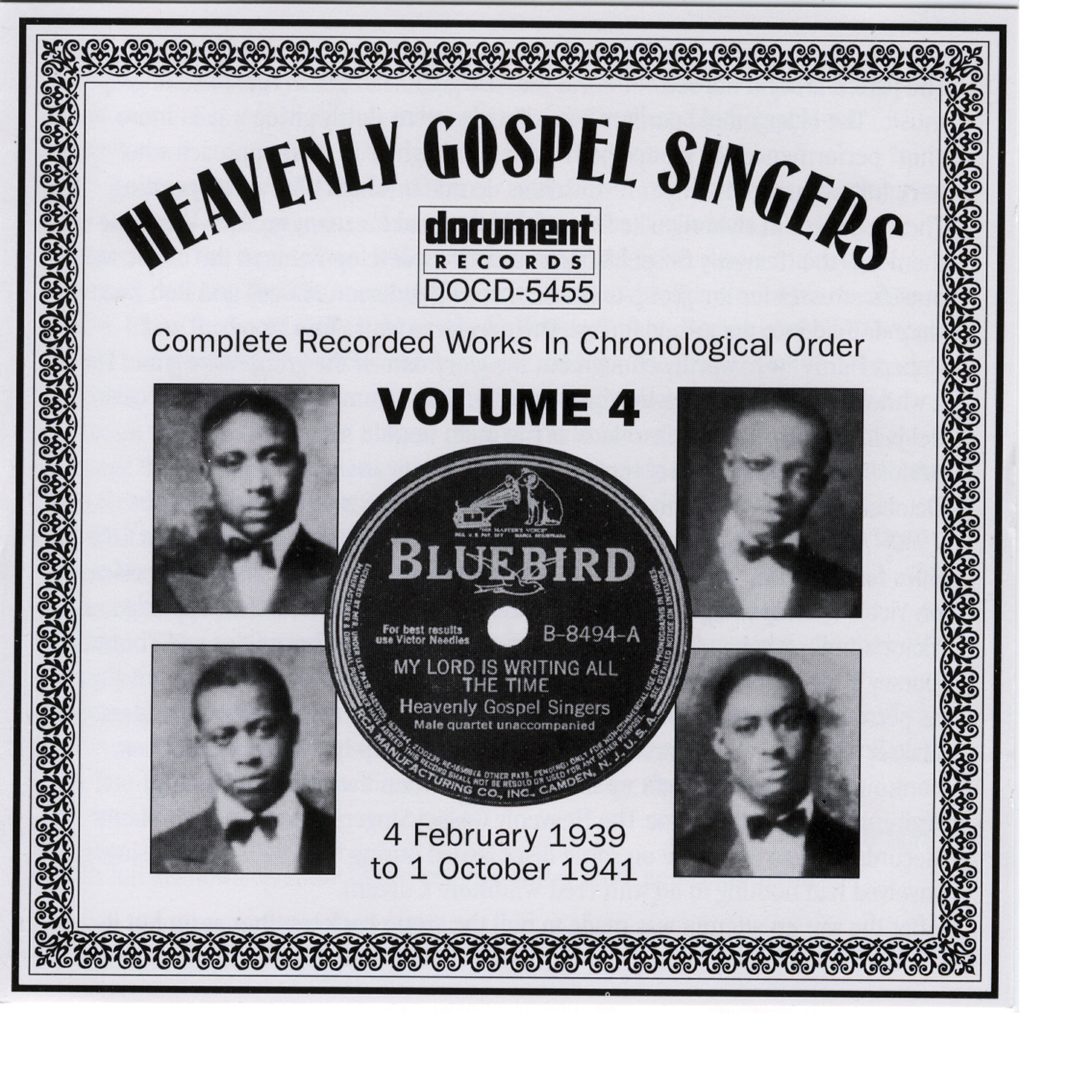 Релиз Heavenly Gospel Singers Vol. 4 (1939-1941)