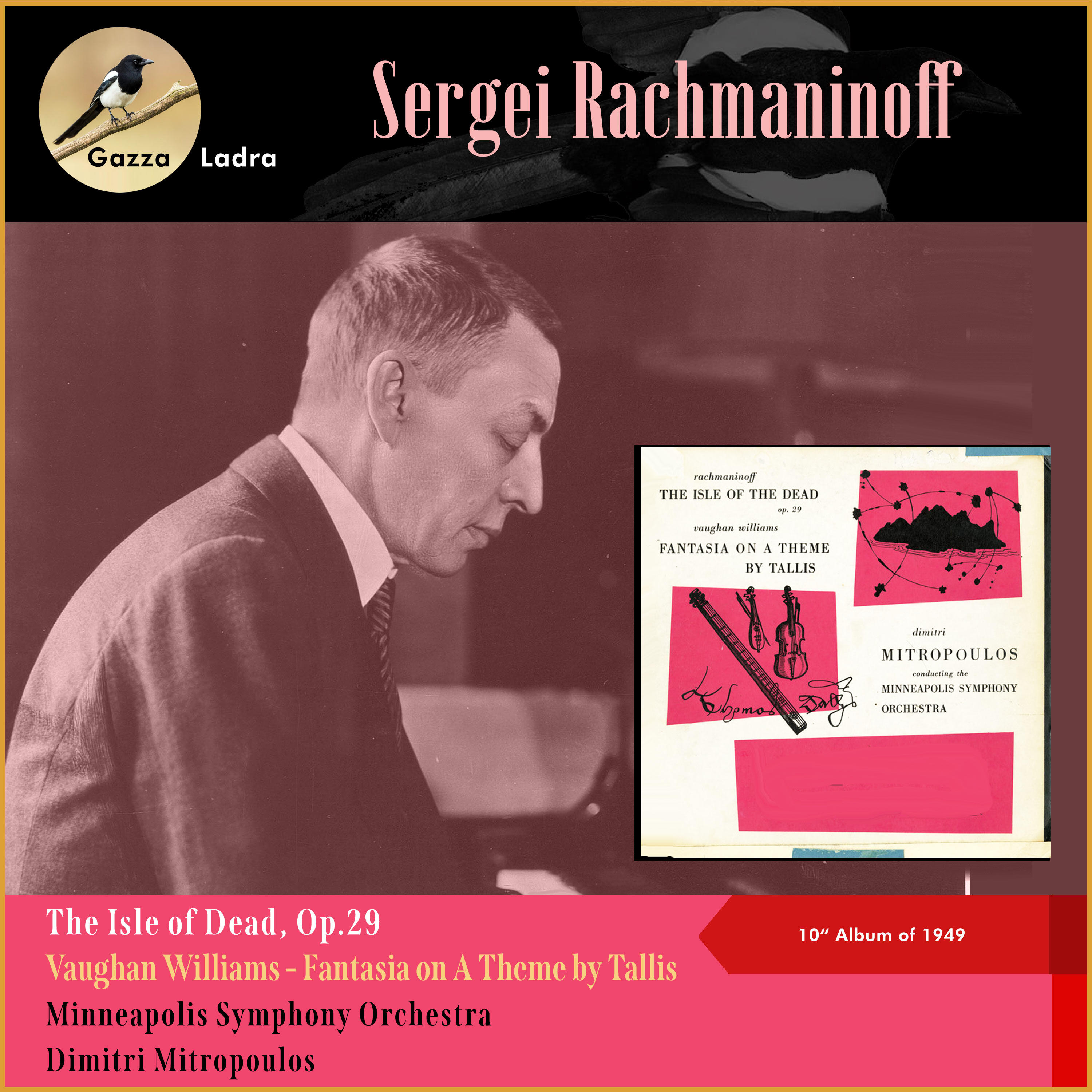 Релиз Sergei Rachmaninoff: The Isle of Dead, Op.29 - Vaughan Williams: Fantasia on A Theme by Tallis