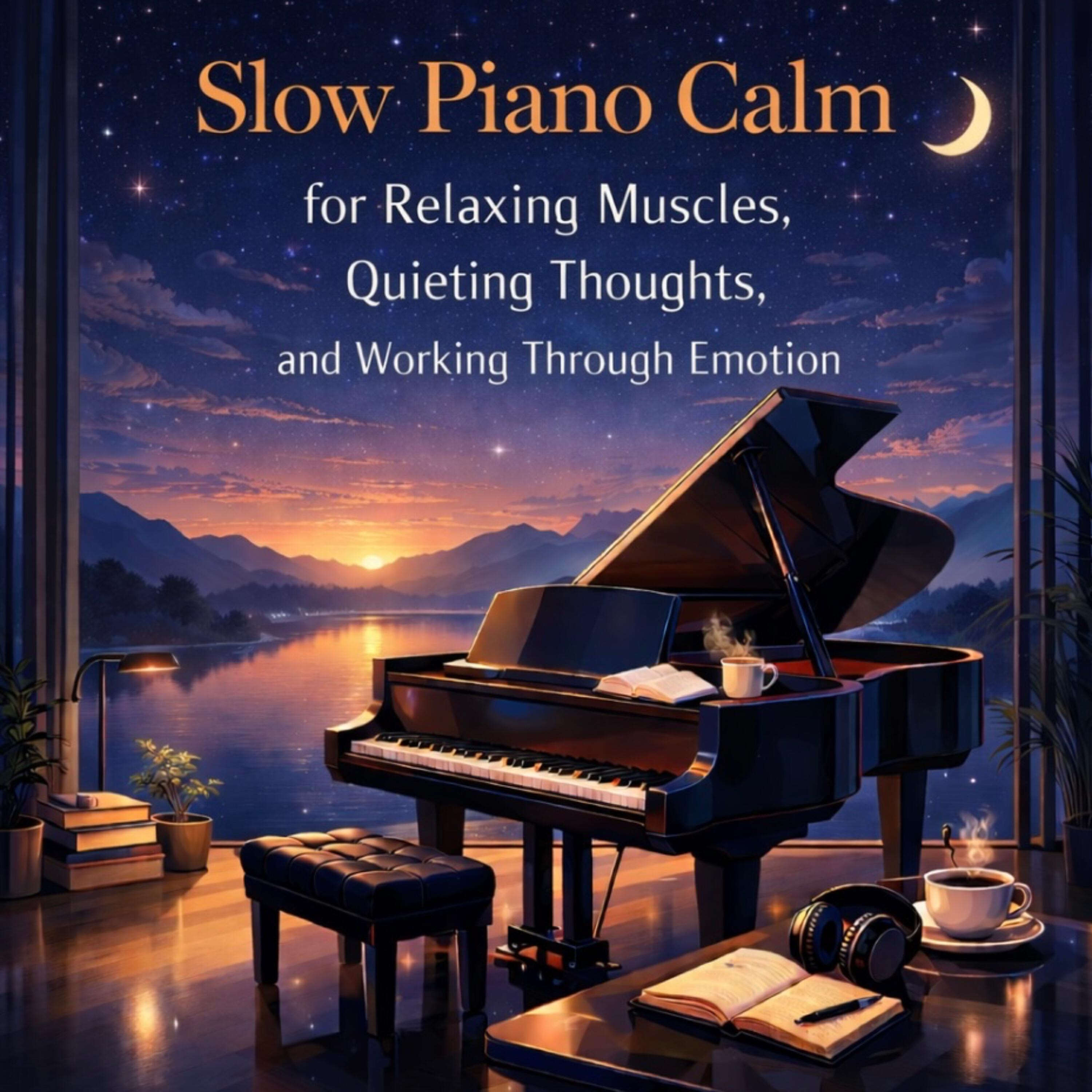 Релиз Slow Piano Calm for Relaxing Muscles, Quieting Thoughts, and Working Through Emotion