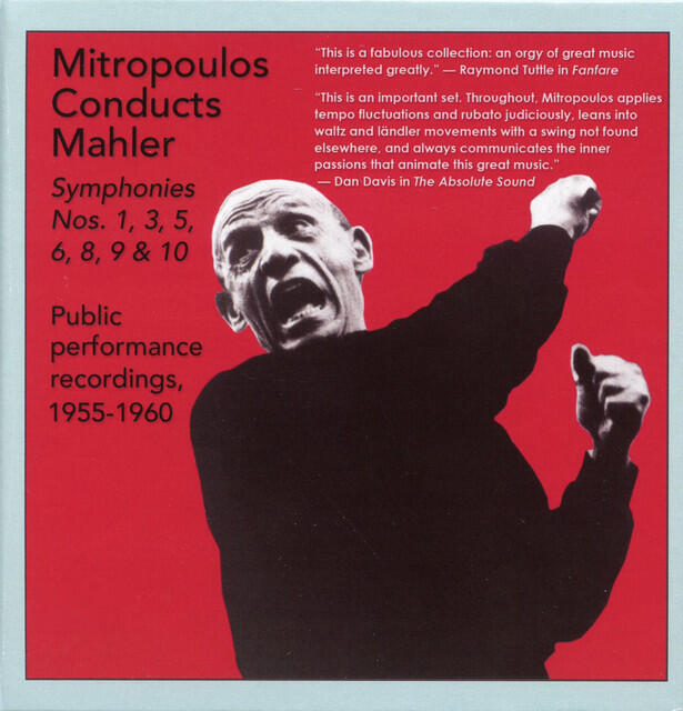 Релиз Mitropoulos Conducts Mahler: Public Performance Recordings (1955-1960)