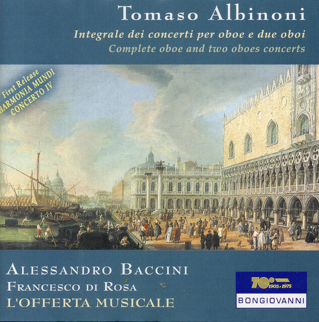 Релиз Albinoni: Complete Oboe & 2 Oboes Concerts