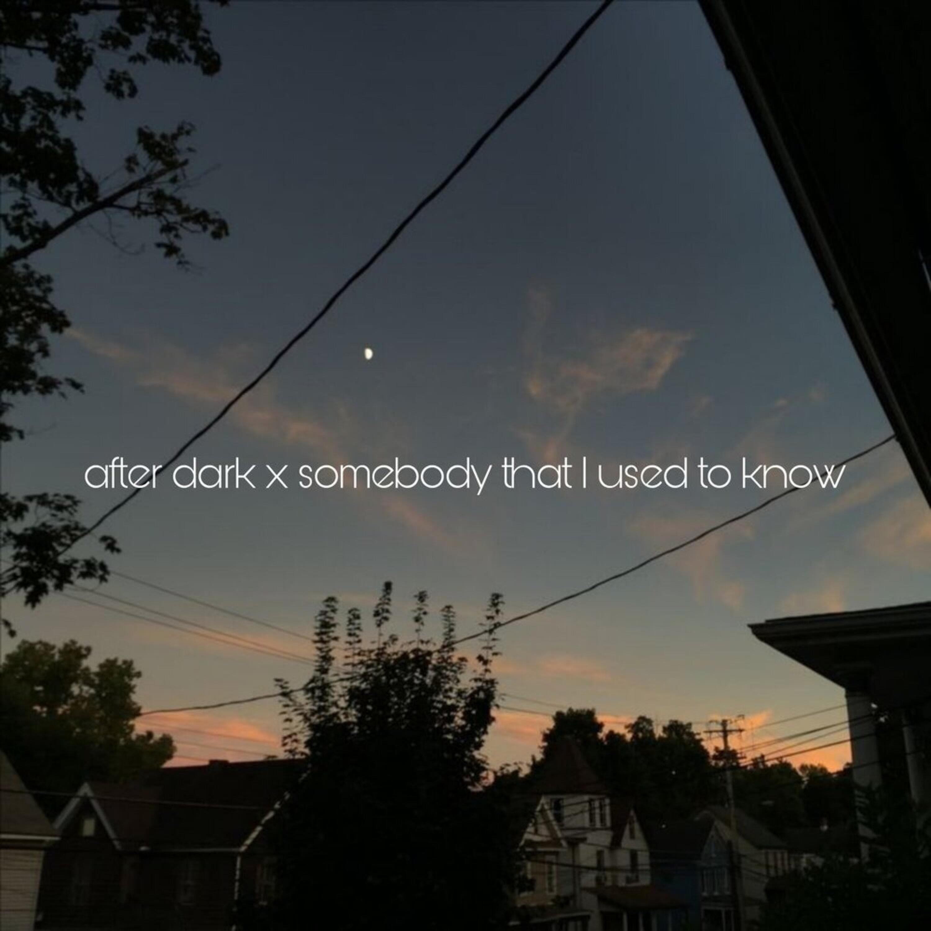Релиз After Dark x Somebody that I used to know (Lofi)