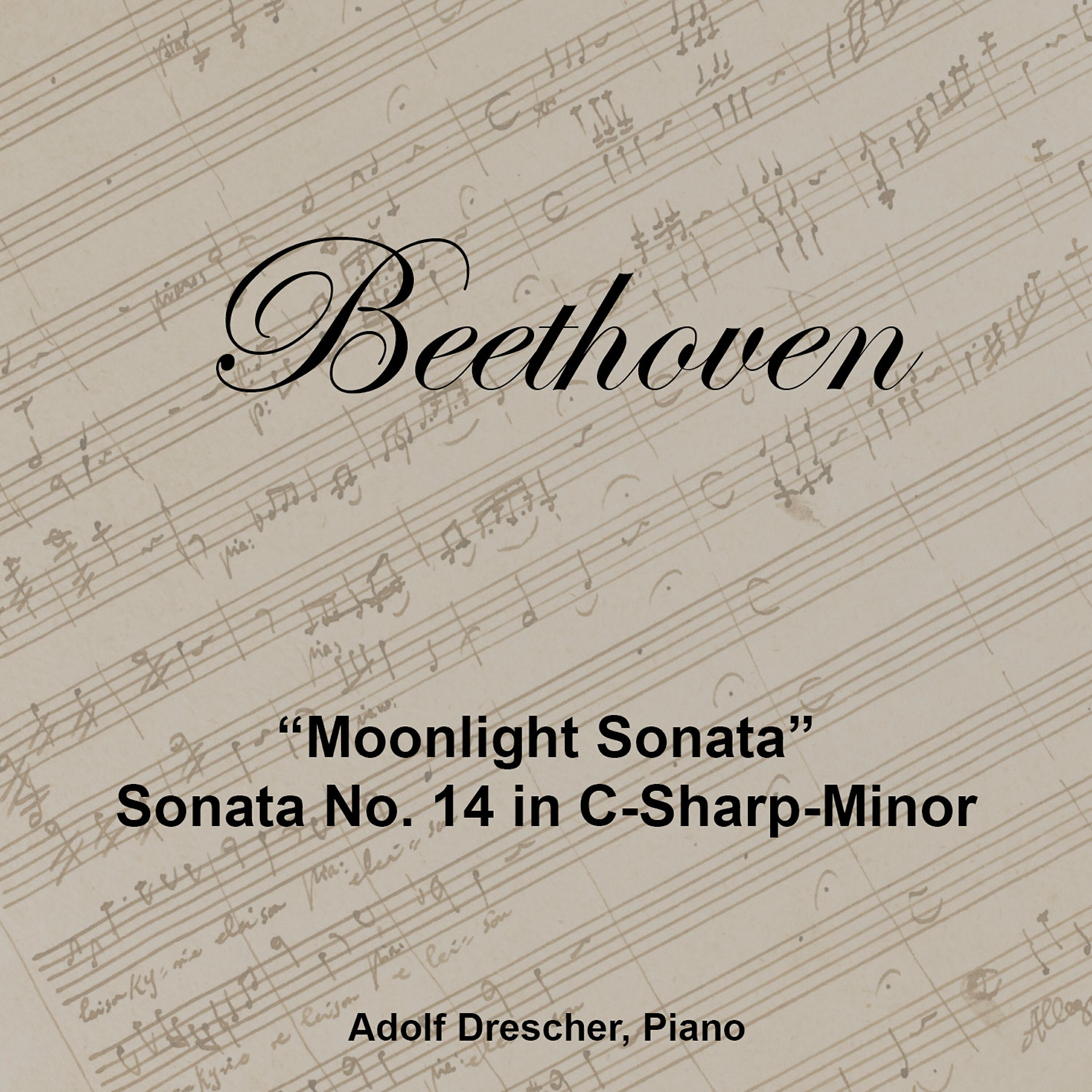 Релиз Beethoven: Piano Sonata No. 14 In C-Sharp Minor, Op. 27 No. 2 "Moonlight"