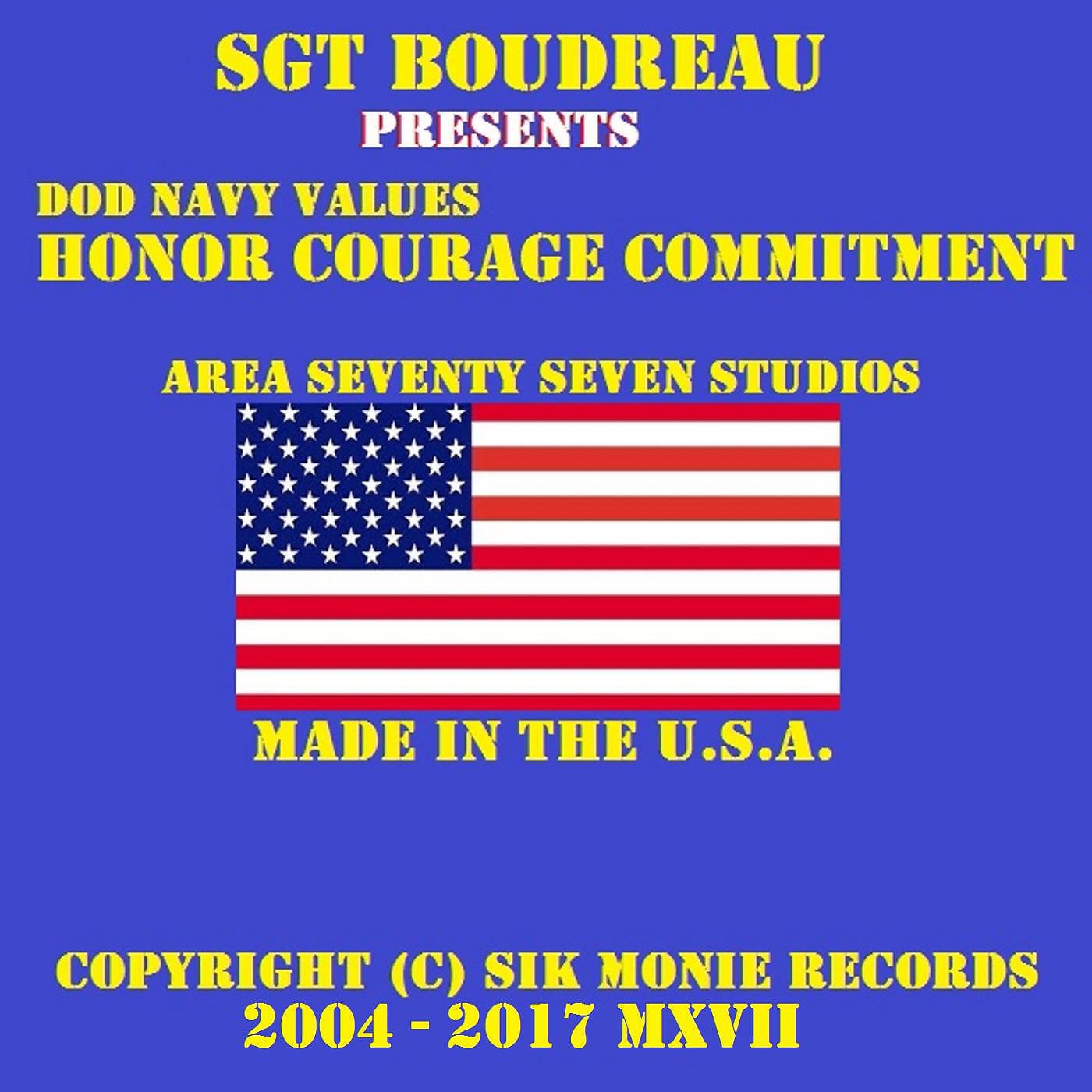 Релиз DoD Navy Values Honor Courage Commitment