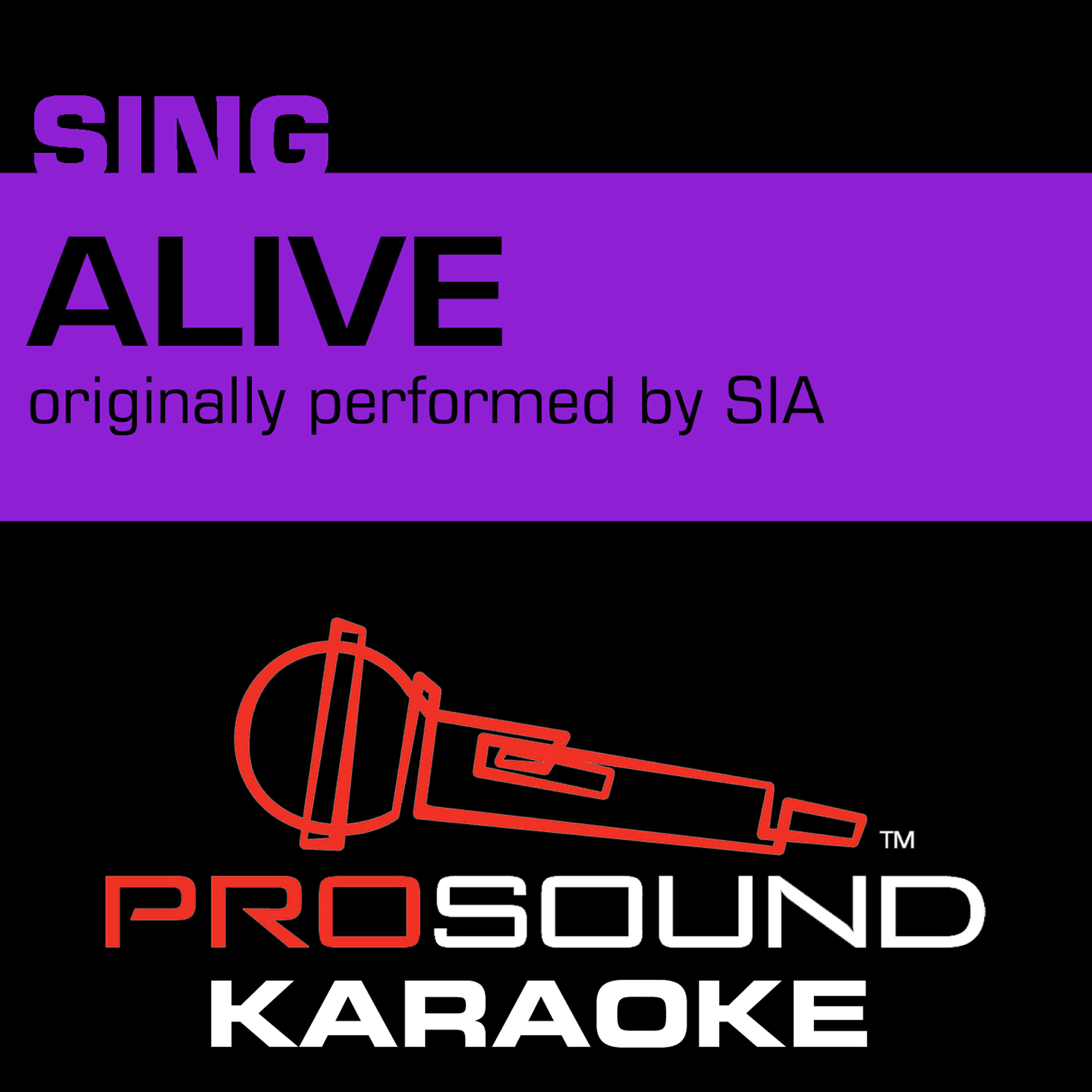 Релиз Alive (Originally Performed by Sia) [Instrumental Version]