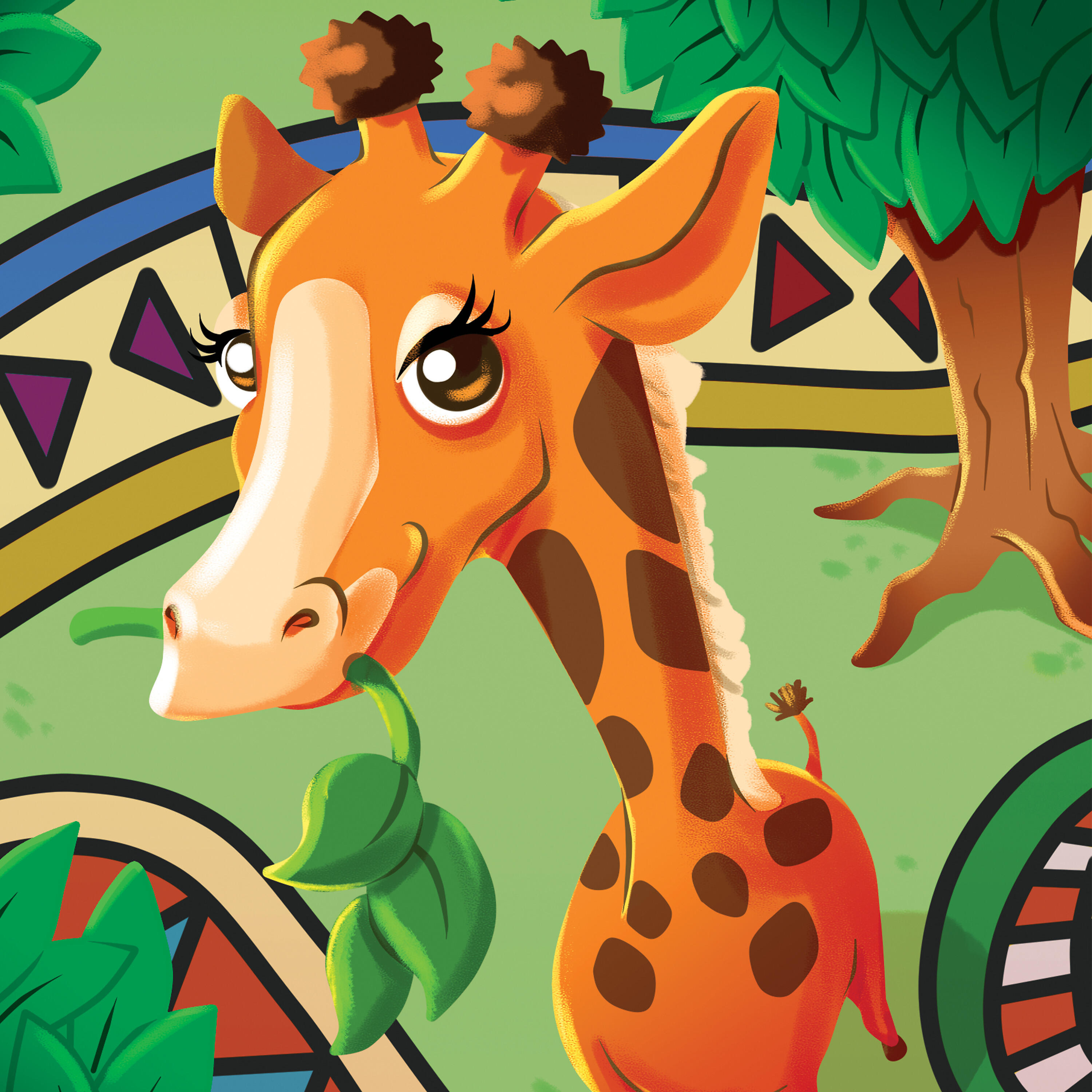 Релиз Toque e Sinta Animais: Girafa