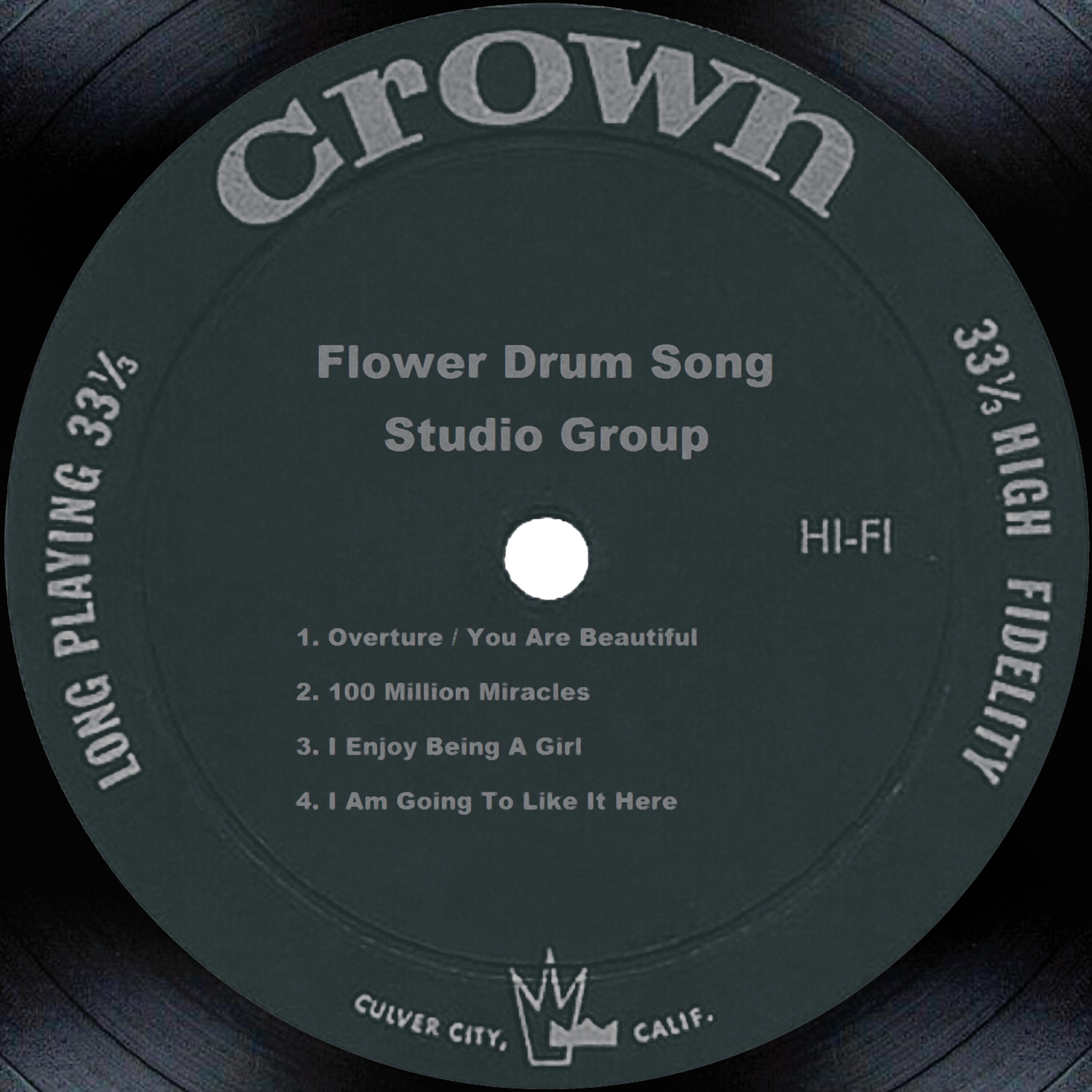 Релиз Flower Drum Song