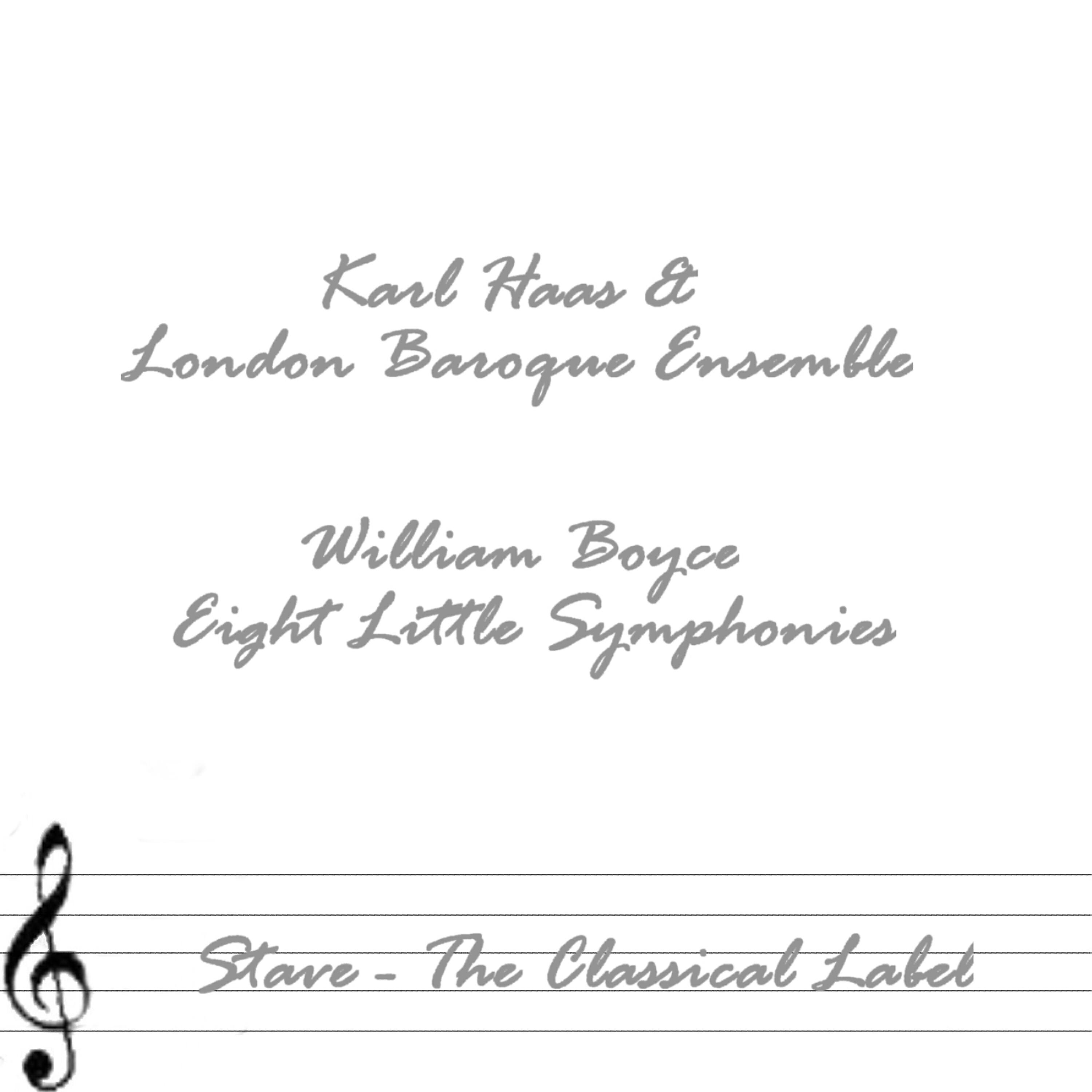 Релиз William Boyce - Eight Little Symphonies