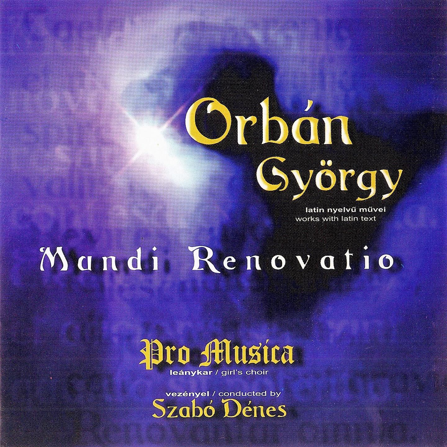 Релиз Orbán György: Mundi Renovatio