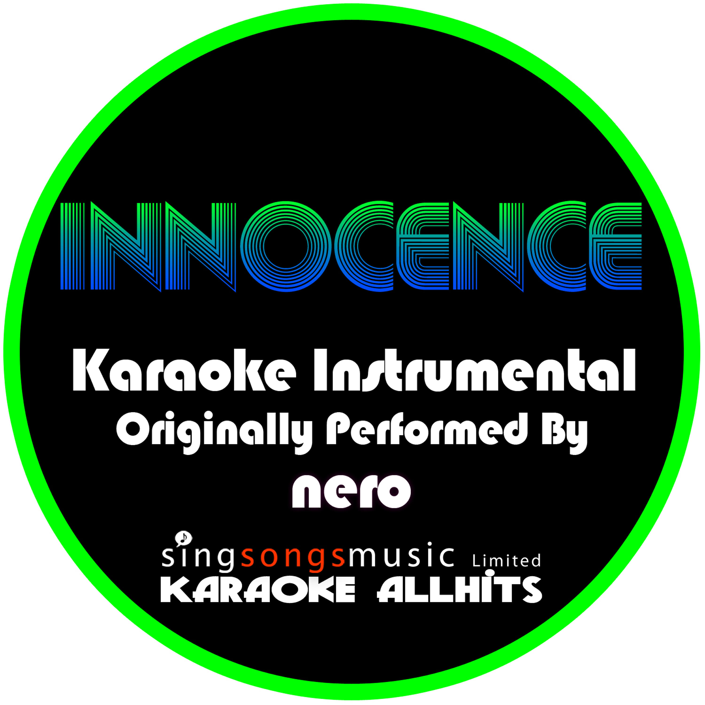 Релиз Innocence (Originally Performed By Nero) [Instrumental Version]