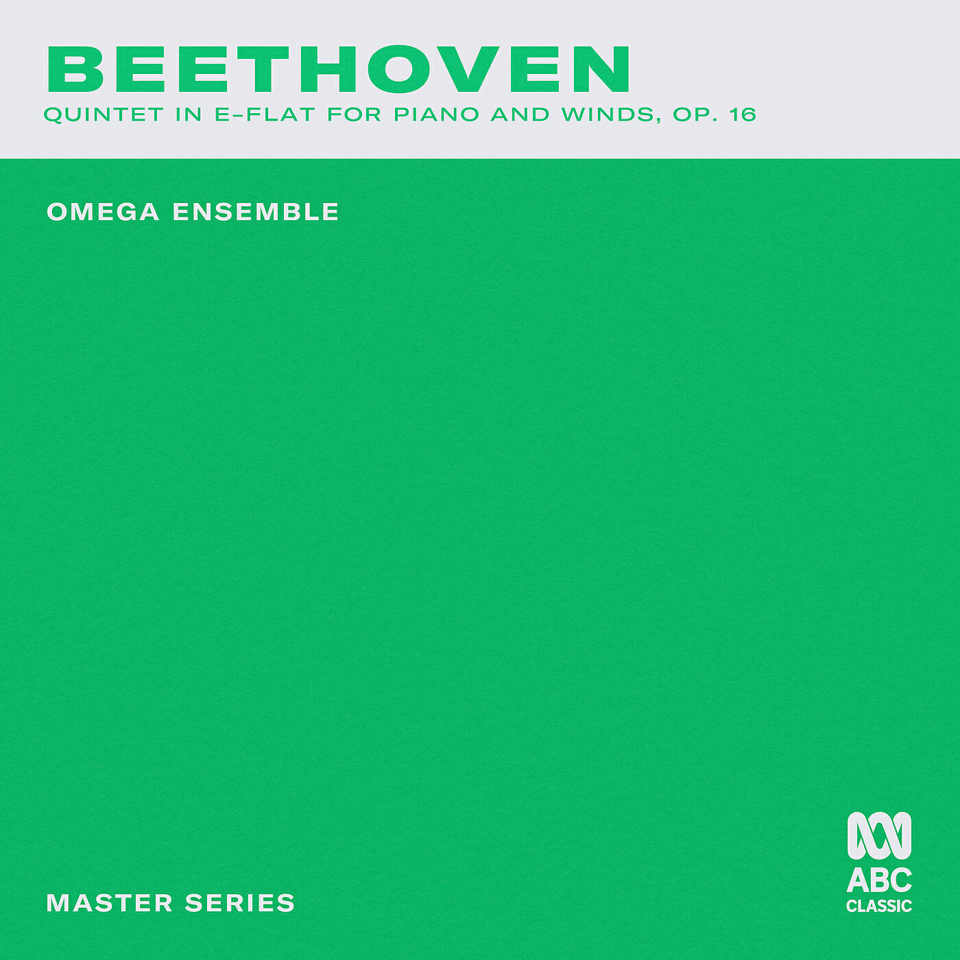 Релиз Master Series - Beethoven: Quintet in E-Flat Major For Piano And Winds, Op. 16