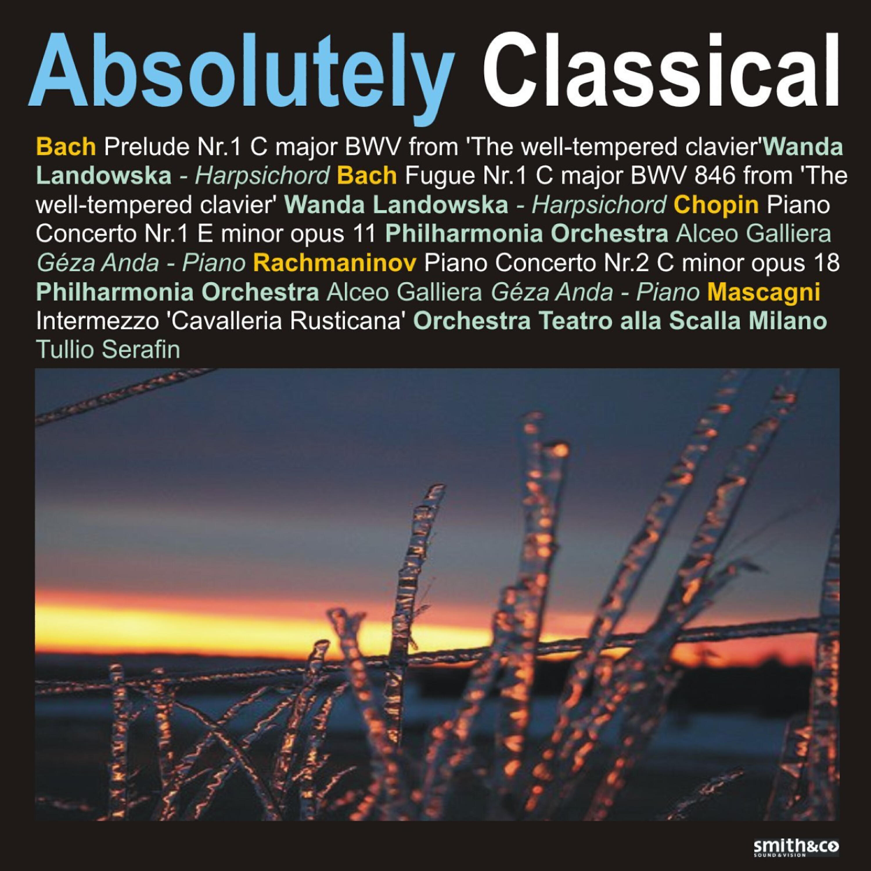 Релиз Bach: The Well-Tempered Clavier - Chopin: Piano Concerto No. 1 - Rachmaninov: Piano Concerto No. 2, et al.