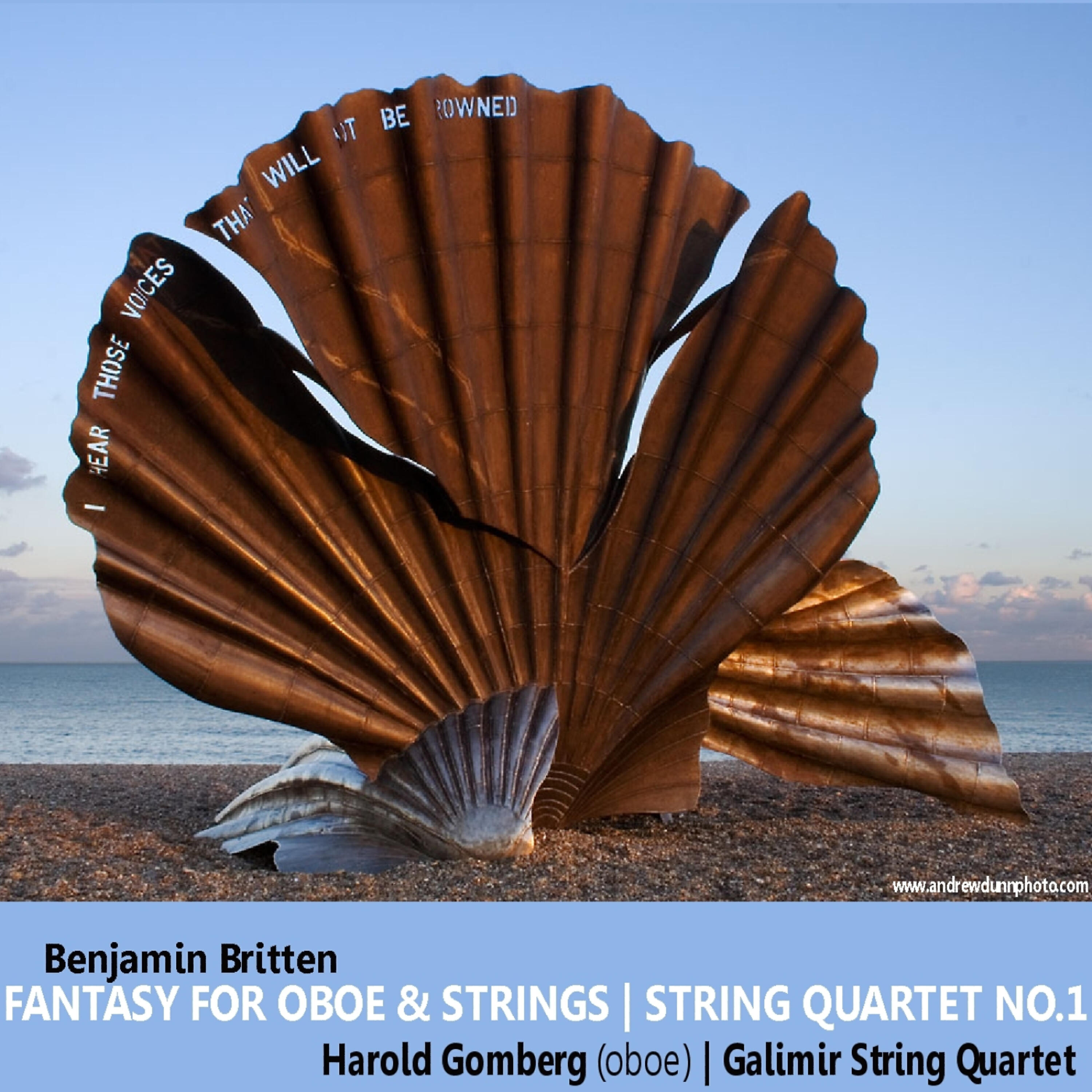 Релиз Fantasy for Oboe and Strings, Op. 2; String Quartet No. 1 in D, Op. 25