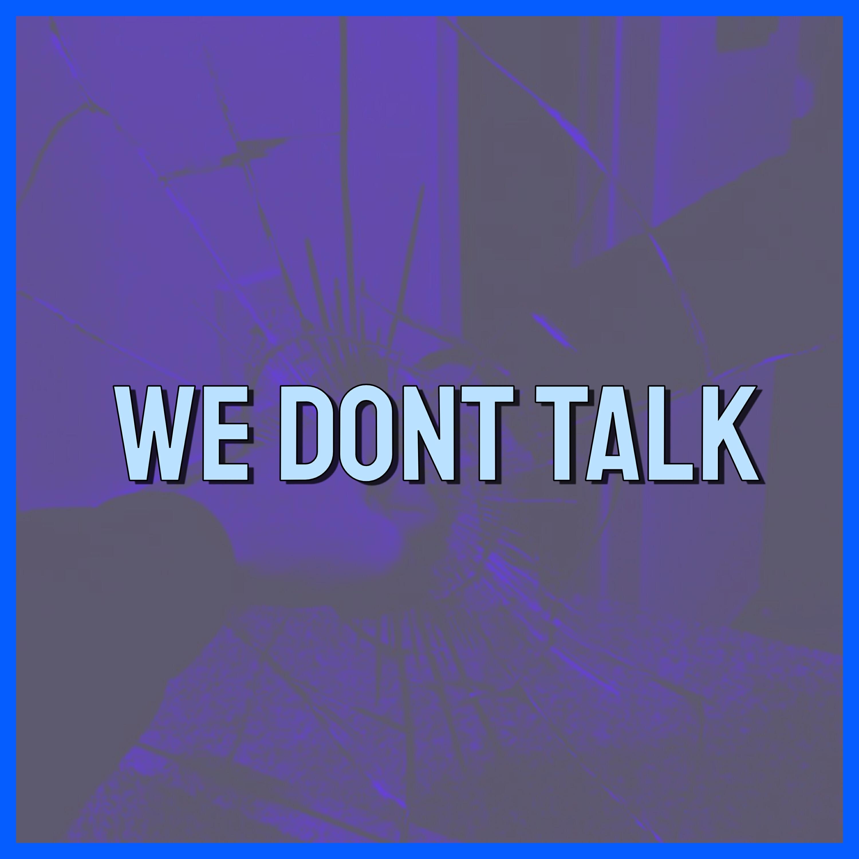 Релиз we don't talk like we used to do (Cover)