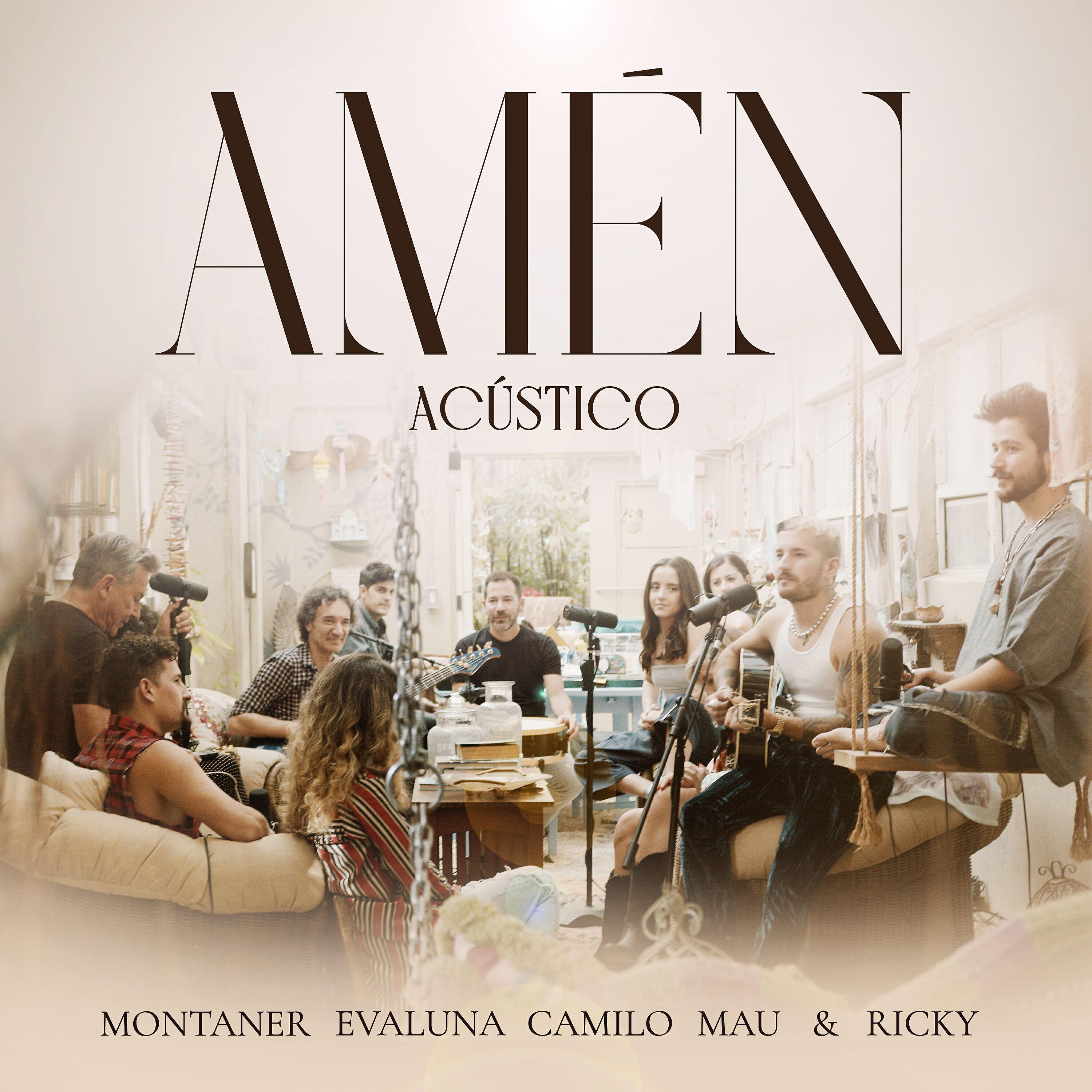 Evaluna Montaner, Ricardo Montaner, Camilo, Mau y Ricky - Amén (Acústico)