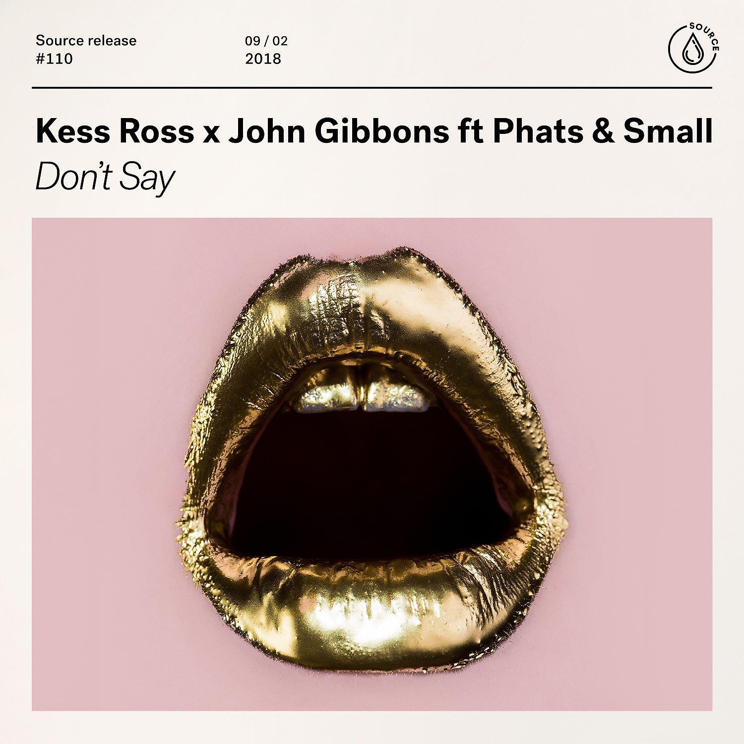 Релиз Don't Say (feat. Phats & Small)