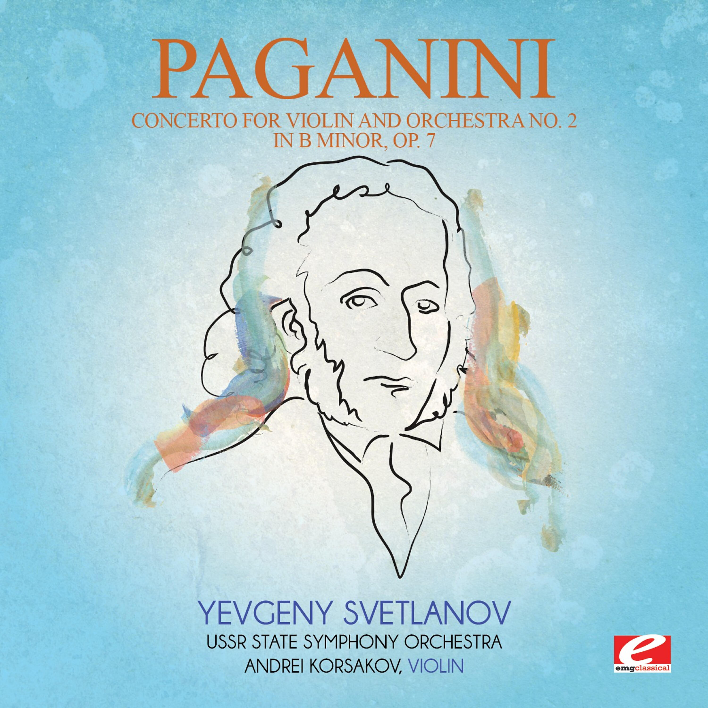 Релиз Paganini: Concerto for Violin and Orchestra No. 2 in B Minor, Op. 7 (Digitally Remastered)