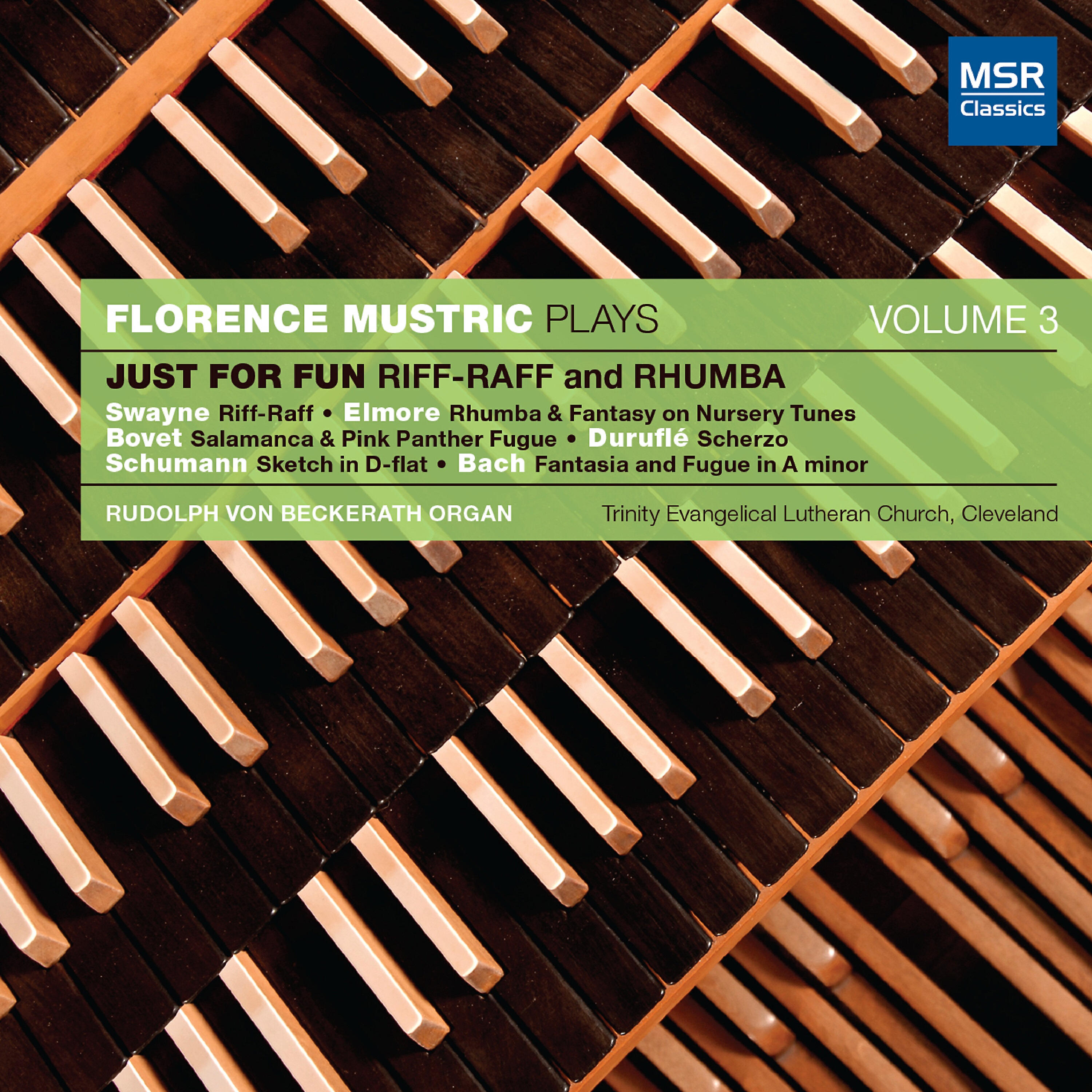 Релиз Just For Fun: Riff-Raff and Rhumba (Rudolph von Beckerath Organ)
