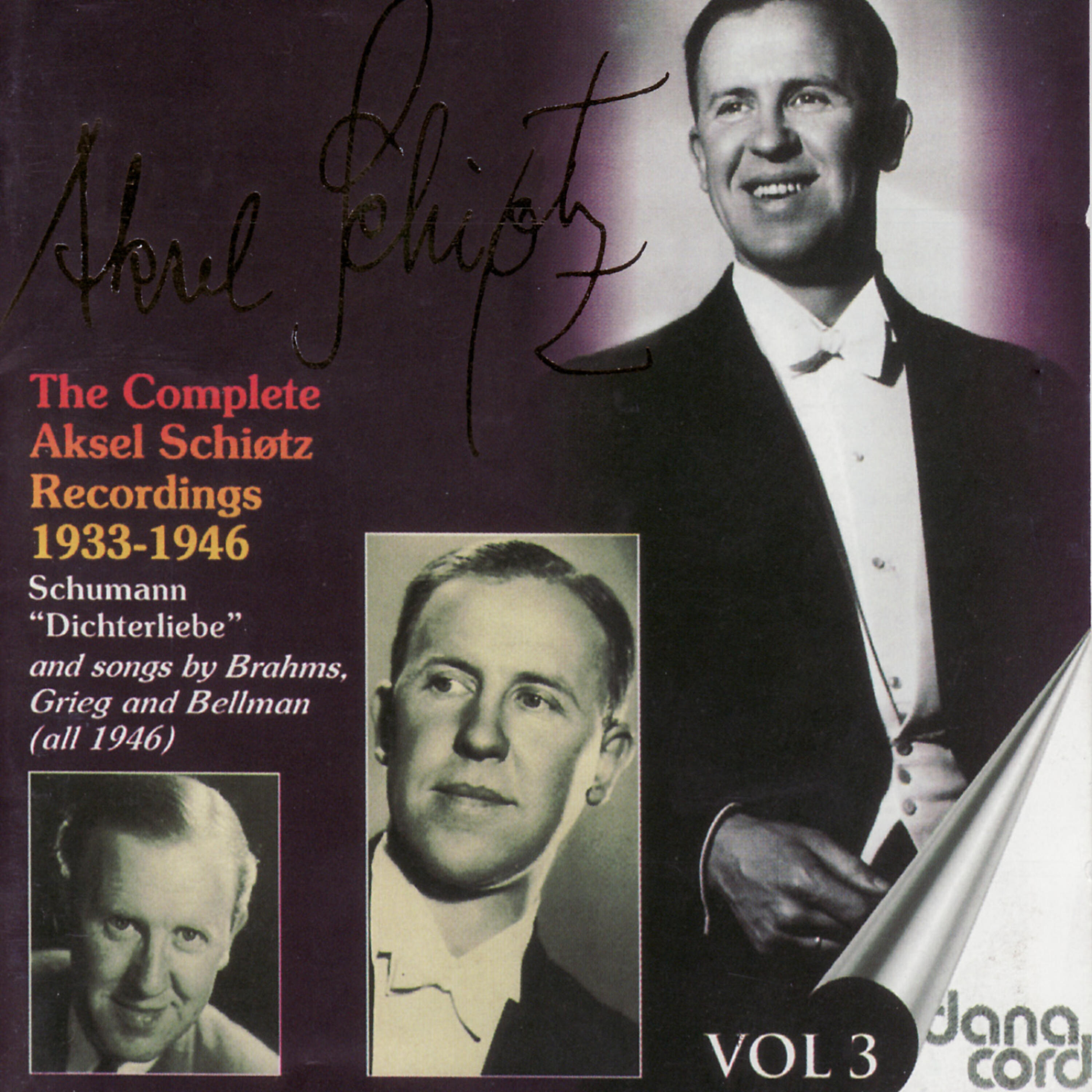 Релиз The complete Aksel Schiøtz Recordings 1933-1946 Vol 3
