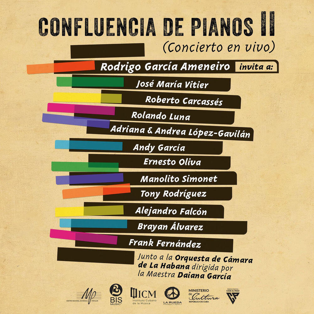 Релиз Confluencia de pianos II (En Vivo)