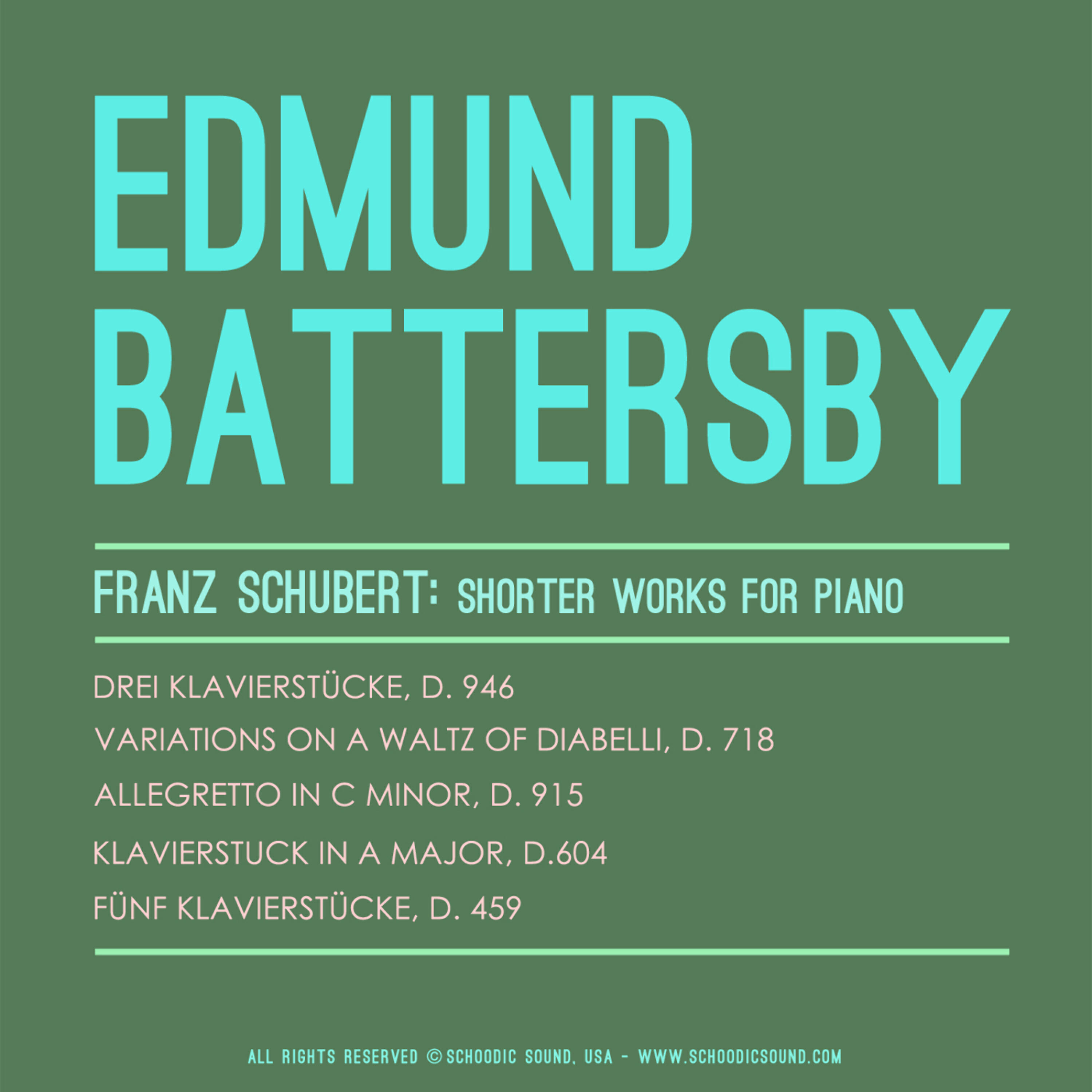 Релиз Franz Schubert: Shorter works for piano