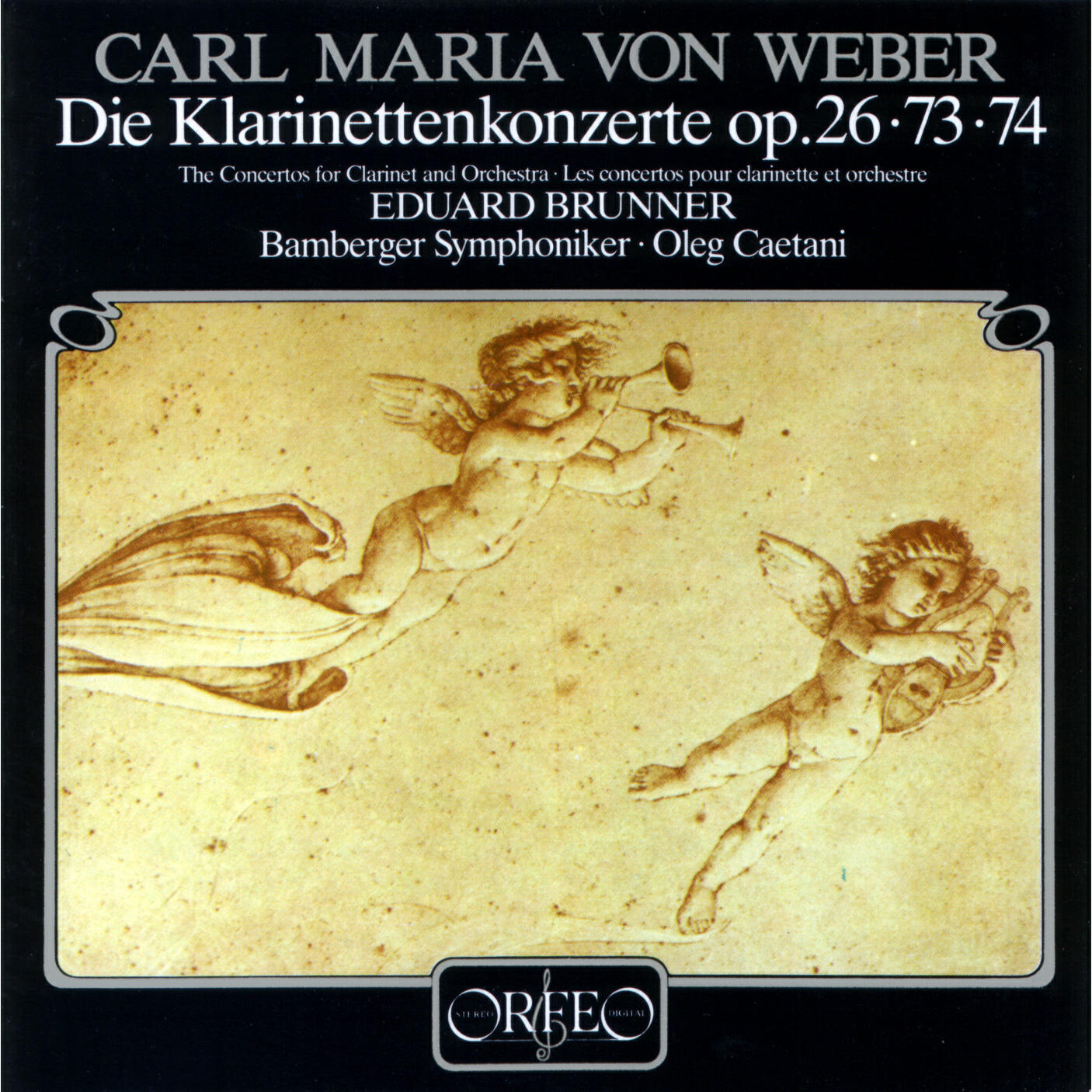 Релиз Weber: Clarinet Concertos Nos. 1, 2 & Clarinet Concertino in E-Flat Major, Op. 26
