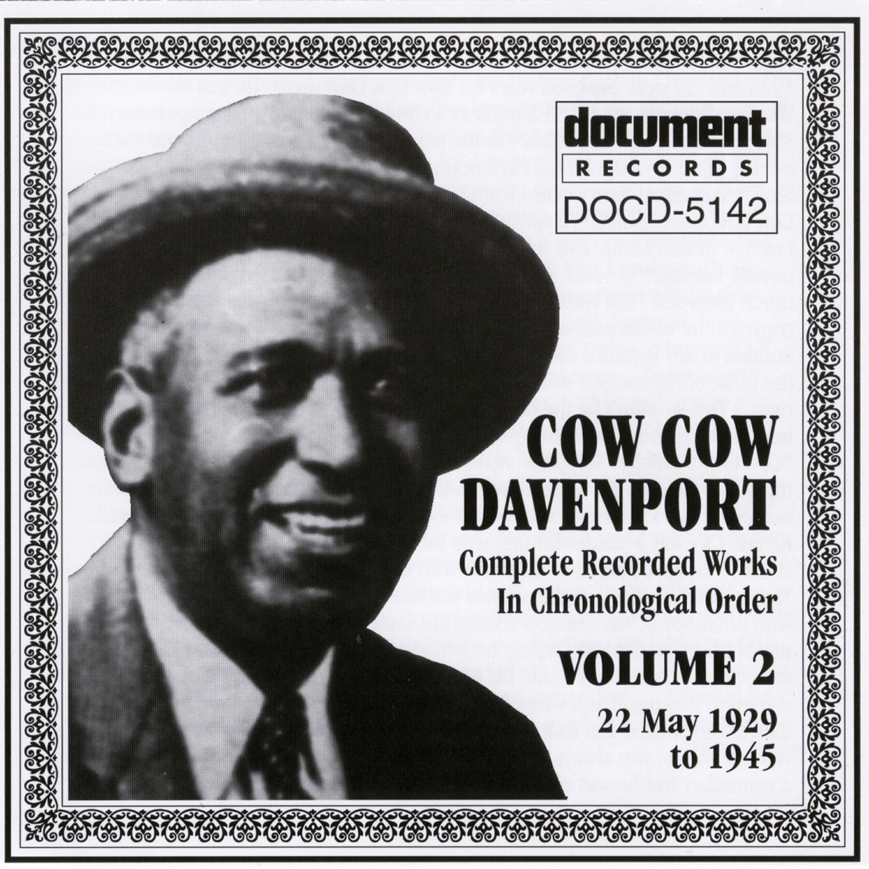 Релиз Cow Cow Davenport Vol. 2 (1929-1945)