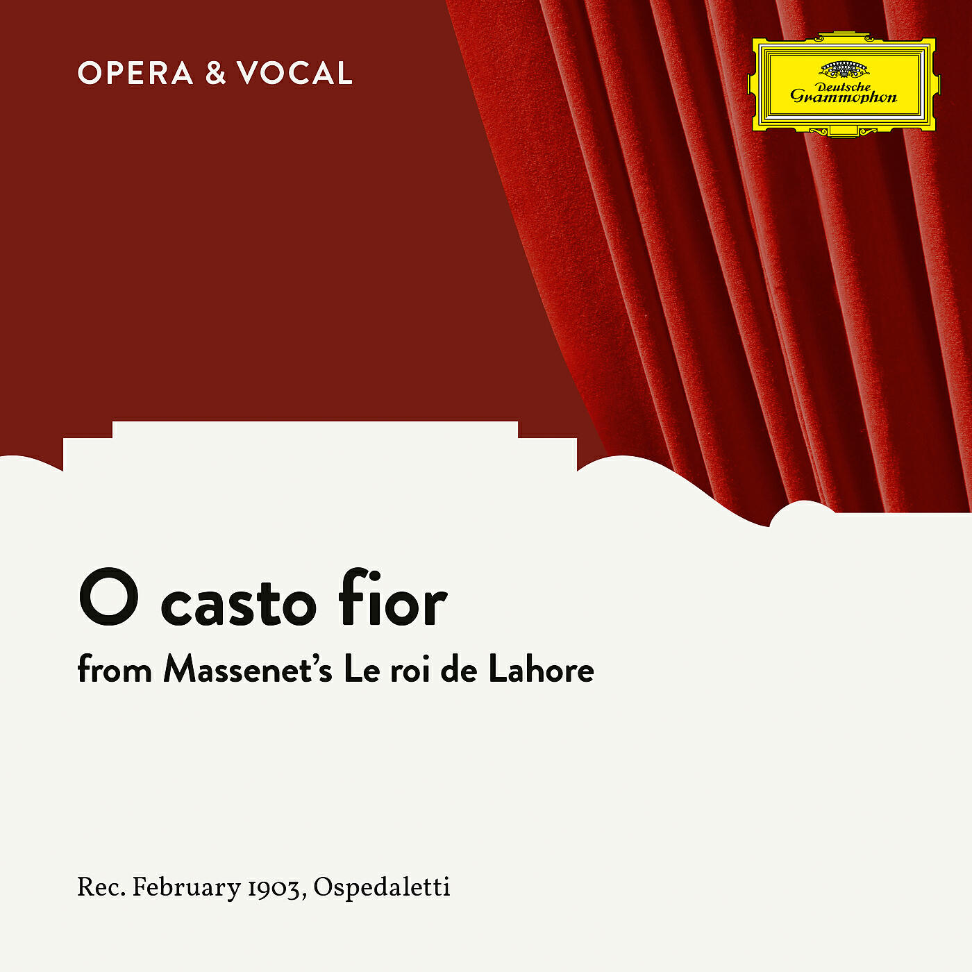 Релиз Massenet: Le roi de Lahore: O casto fior