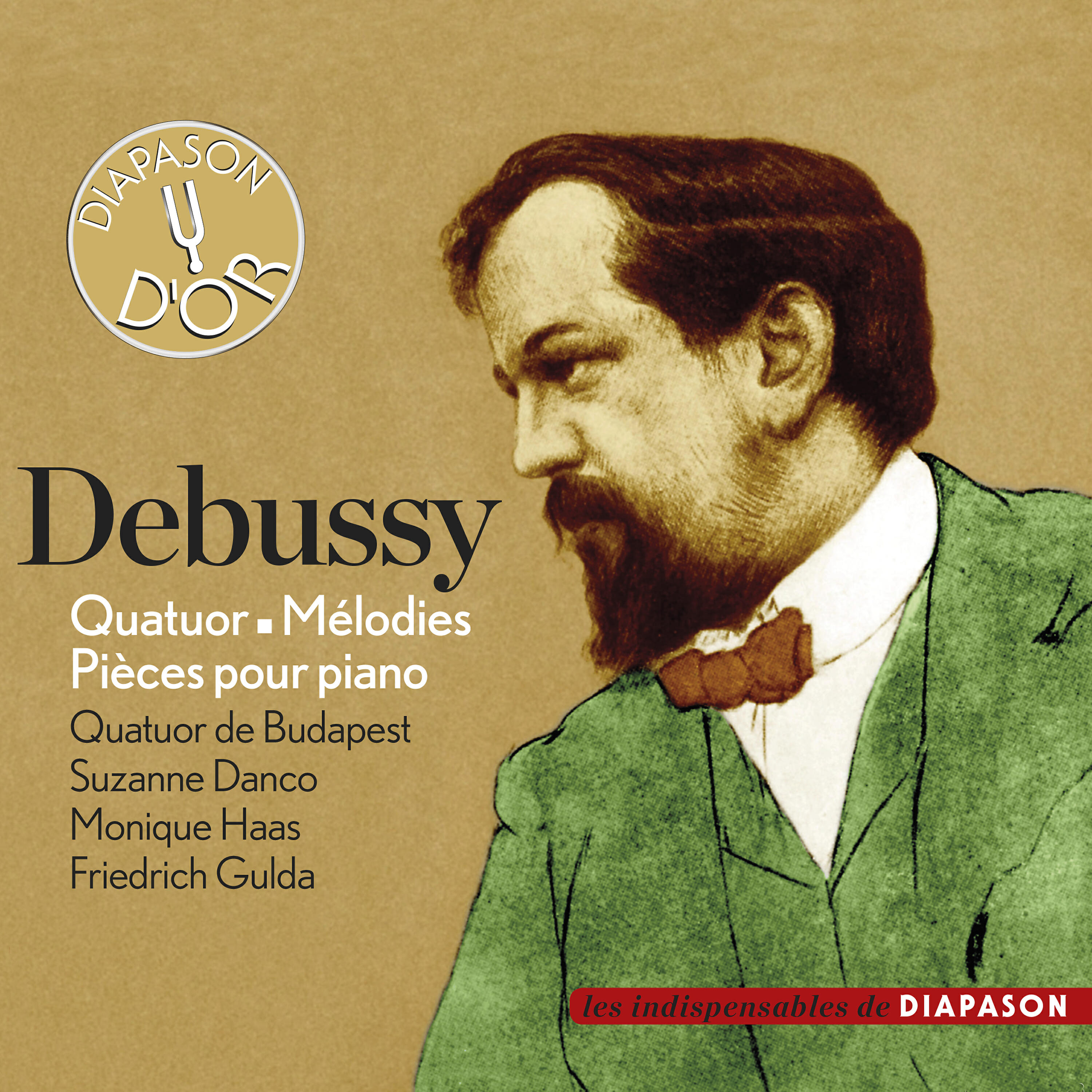 Релиз Debussy: Quatuor, Mélodies & Pièces pour piano (Les indispensables de Diapason)