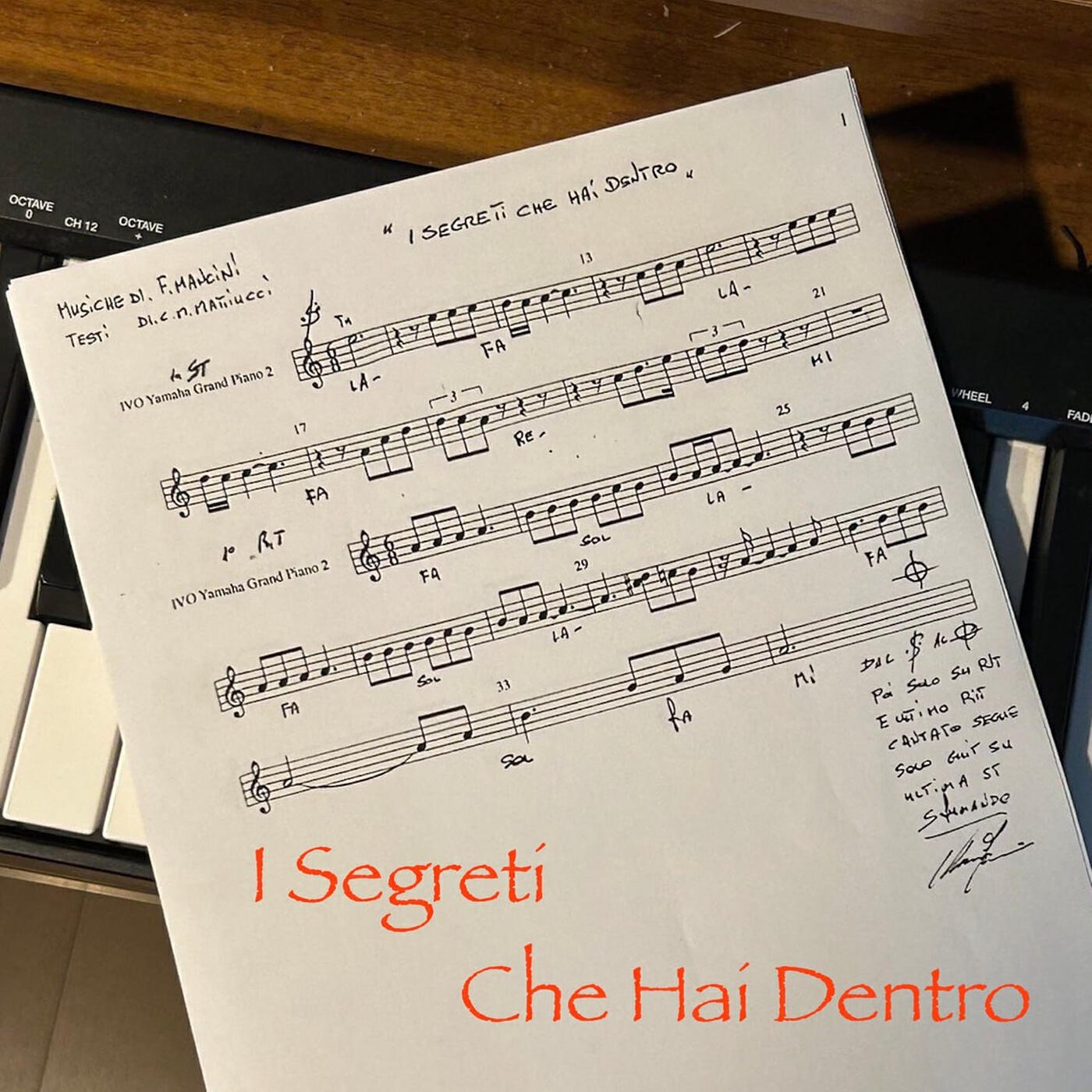 Релиз I SEGRETI CHE HAI DENTRO