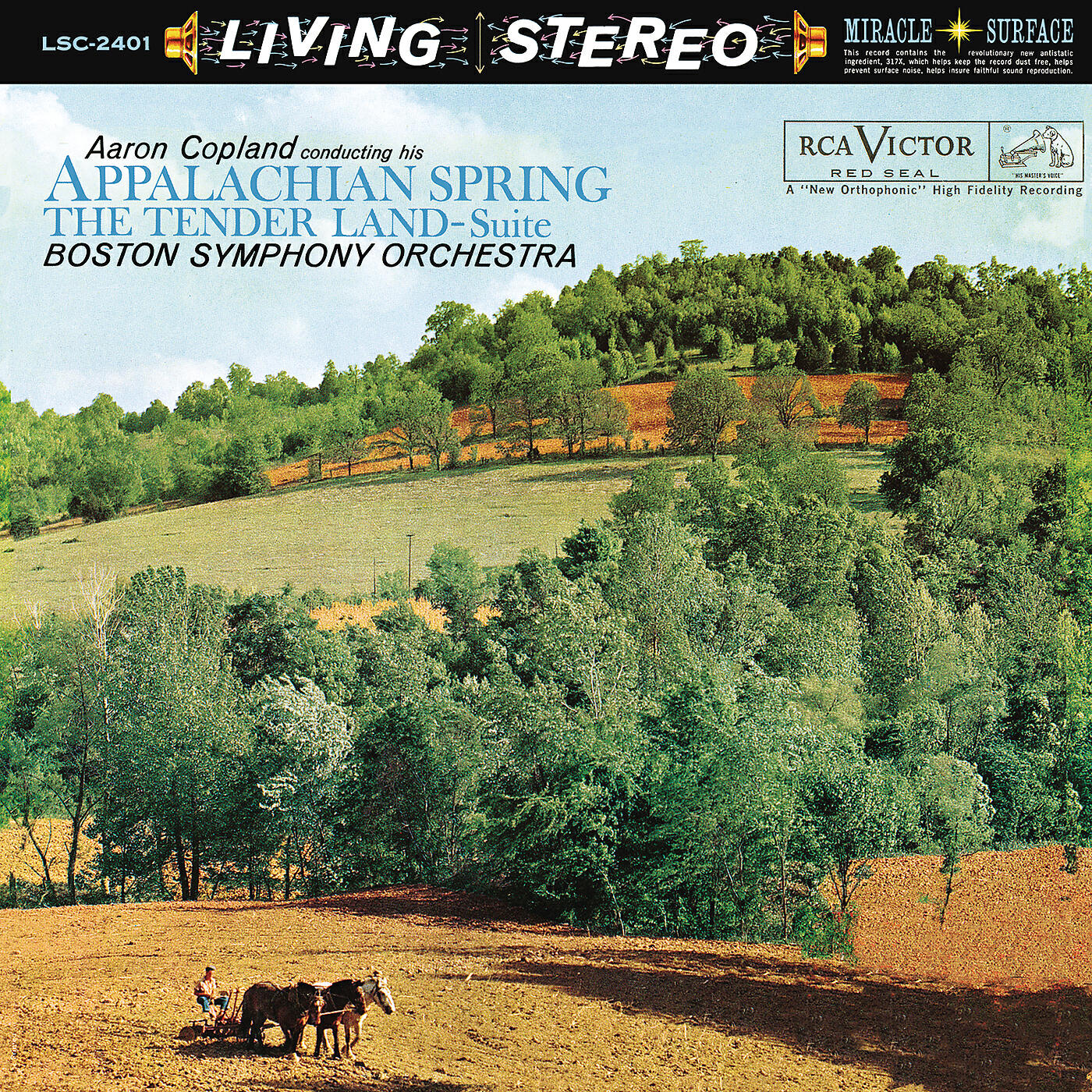 Релиз Composers Conduct Appalachian Spring; The Tender Land: Suite; Fall River Legend