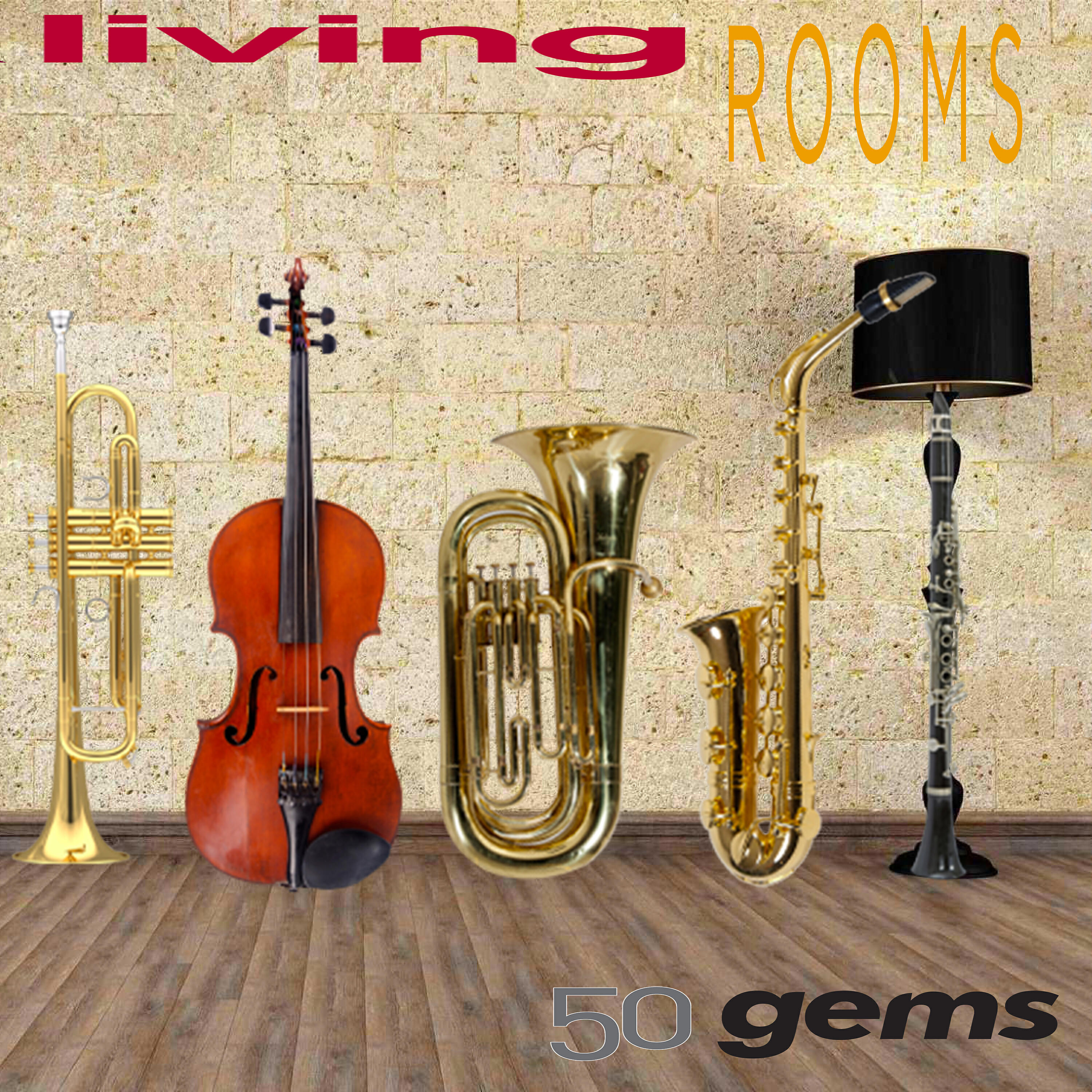 Релиз Living Rooms - 50 Gems
