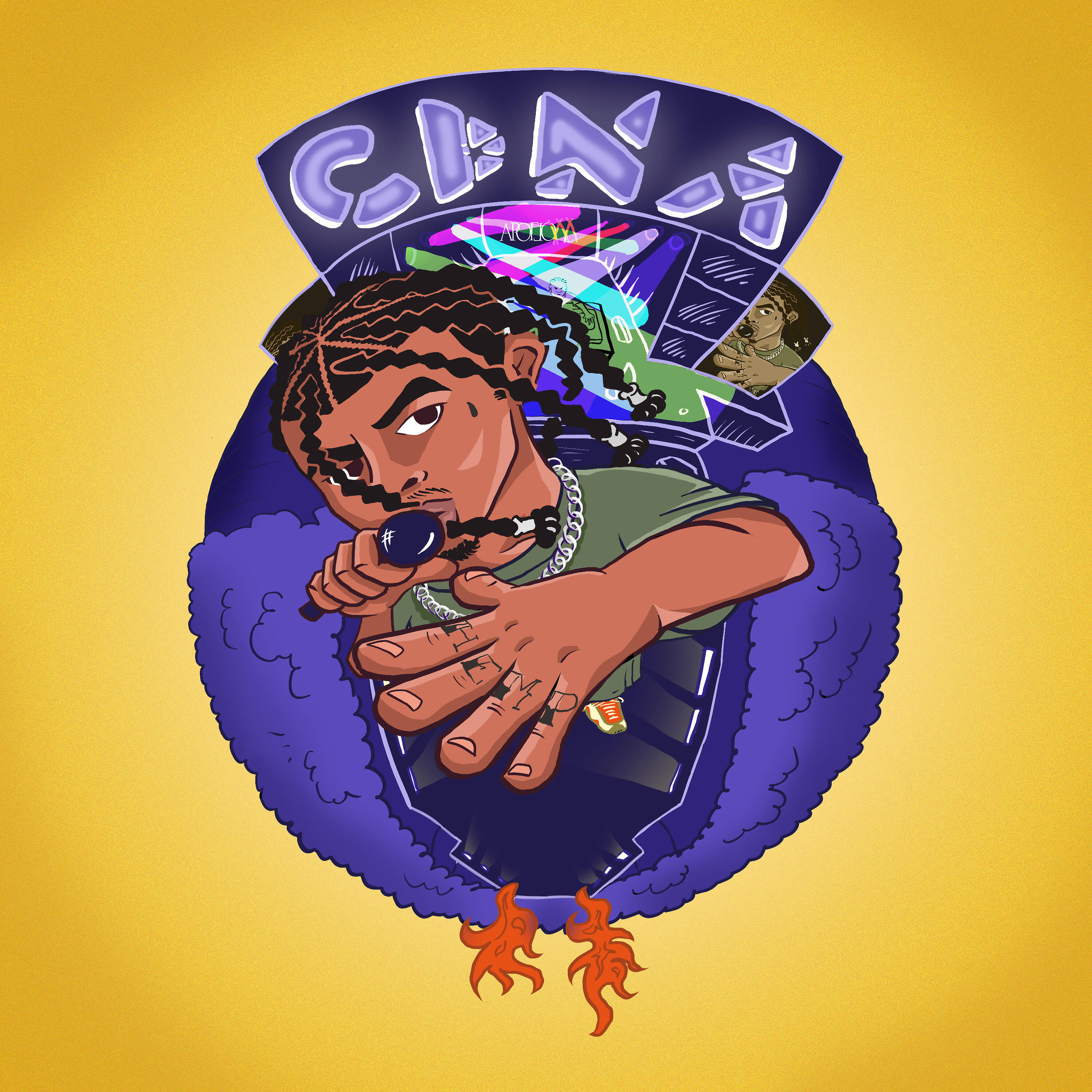 Релиз Um Dia Vou Cantar no Cena