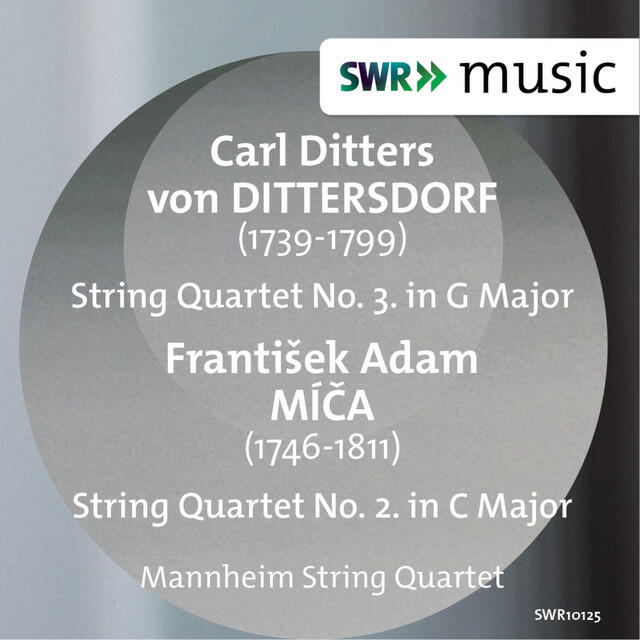 Релиз Dittersdorf: String Quartet No. 3 - Míča: String Quartet No. 2