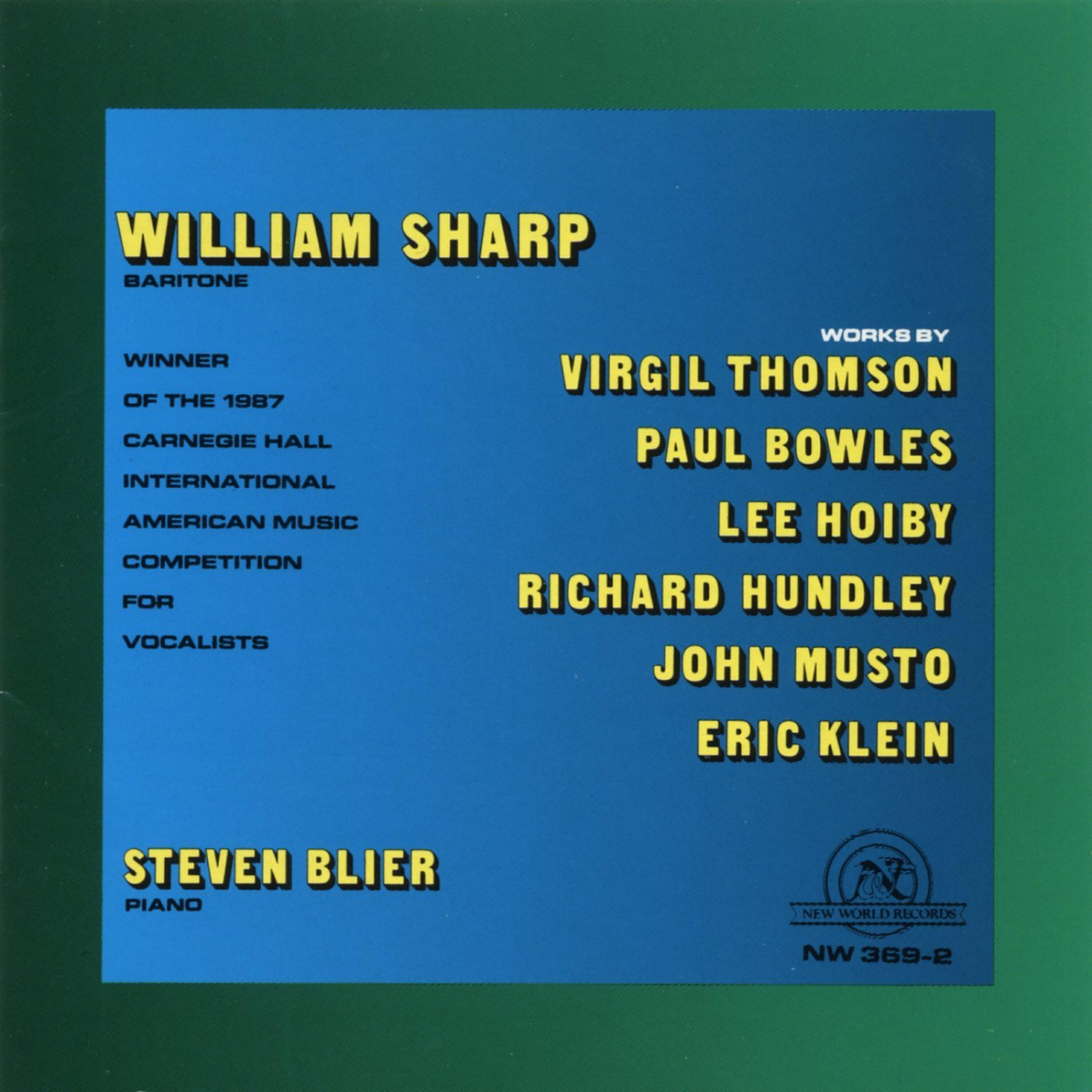 Релиз Thomson/Bowlesl/Hoiby/ Hundley/Musto/Klein: Songs