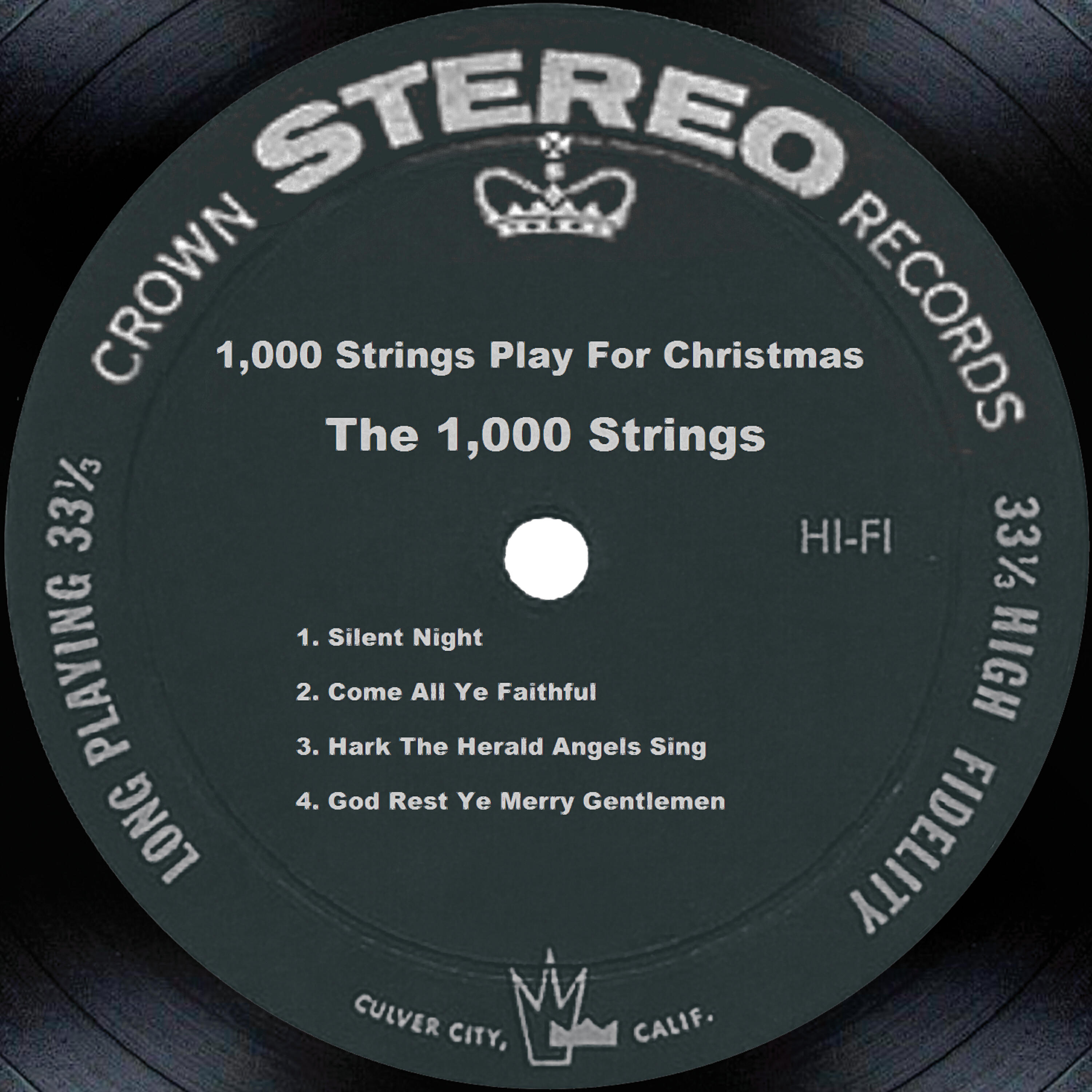 Релиз 1,000 Strings Play For Christmas