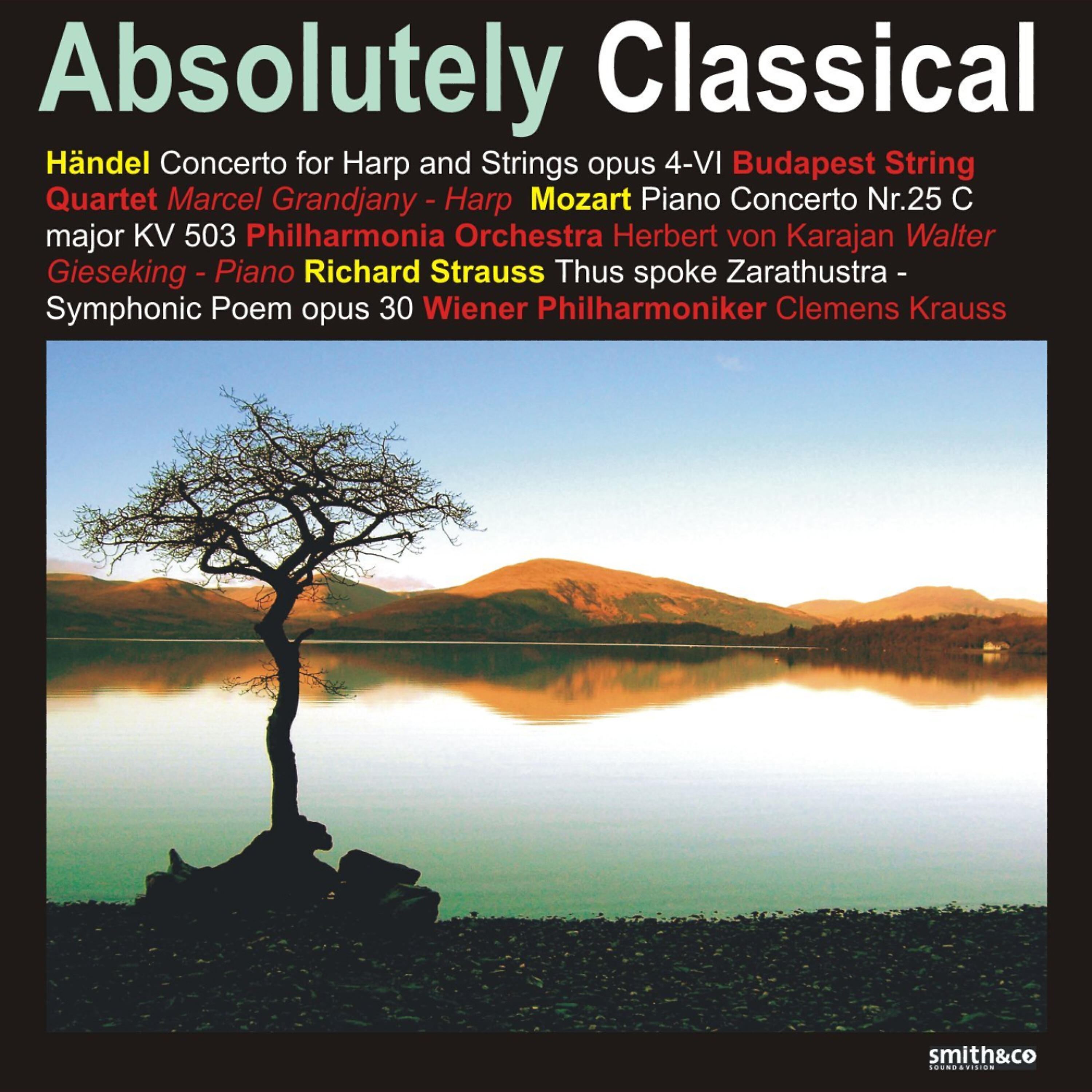 Релиз Händel: Concerto for Harp and Strings - Strauss: Thus Spoke Zarathustra, et al.