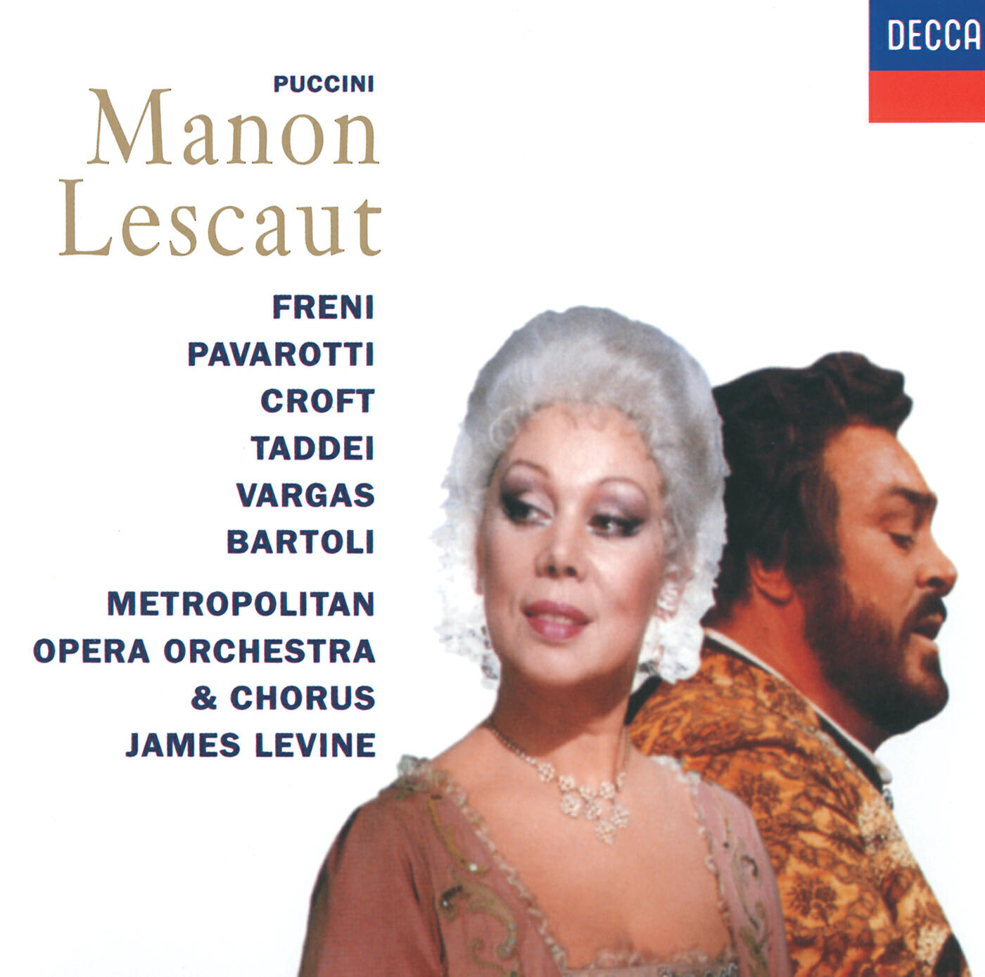 Скачать песню Luciano Pavarotti, Mirella Freni, Dwayne Croft, James Courtney, Metropolitan Opera Orchestra, James Levine - Puccini: Manon Lescaut / Act 2 - Lescaut? Tu qui? бесплатно в MP3 для Android и iOS