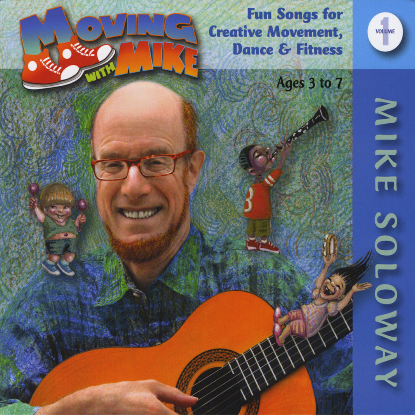 Релиз Moving With Mike, Vol. 1 - early childhood music for exercise, dance, motion, creative movement (ages 3-7)